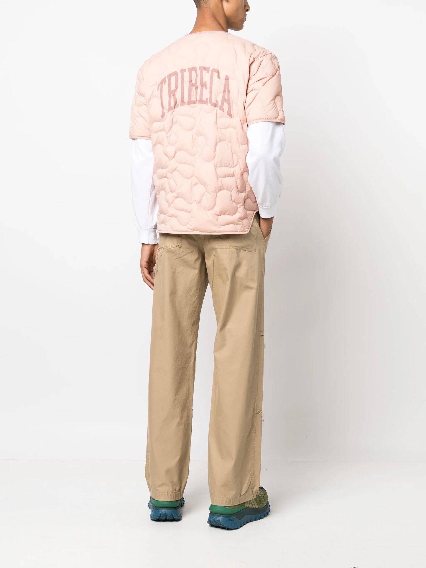 x Salehe Bembury short-sleeve padded jacket