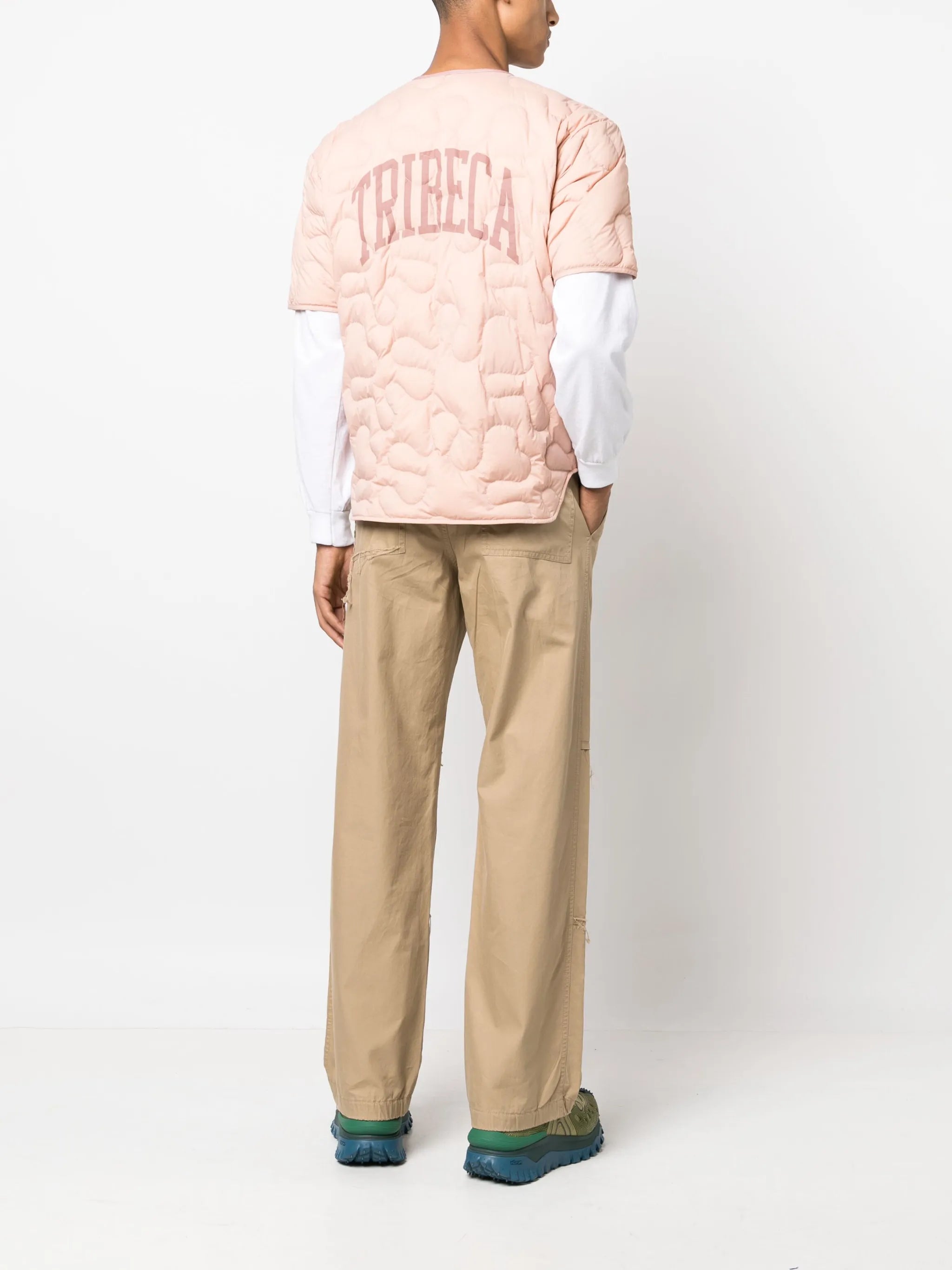 x Salehe Bembury short-sleeve padded jacket