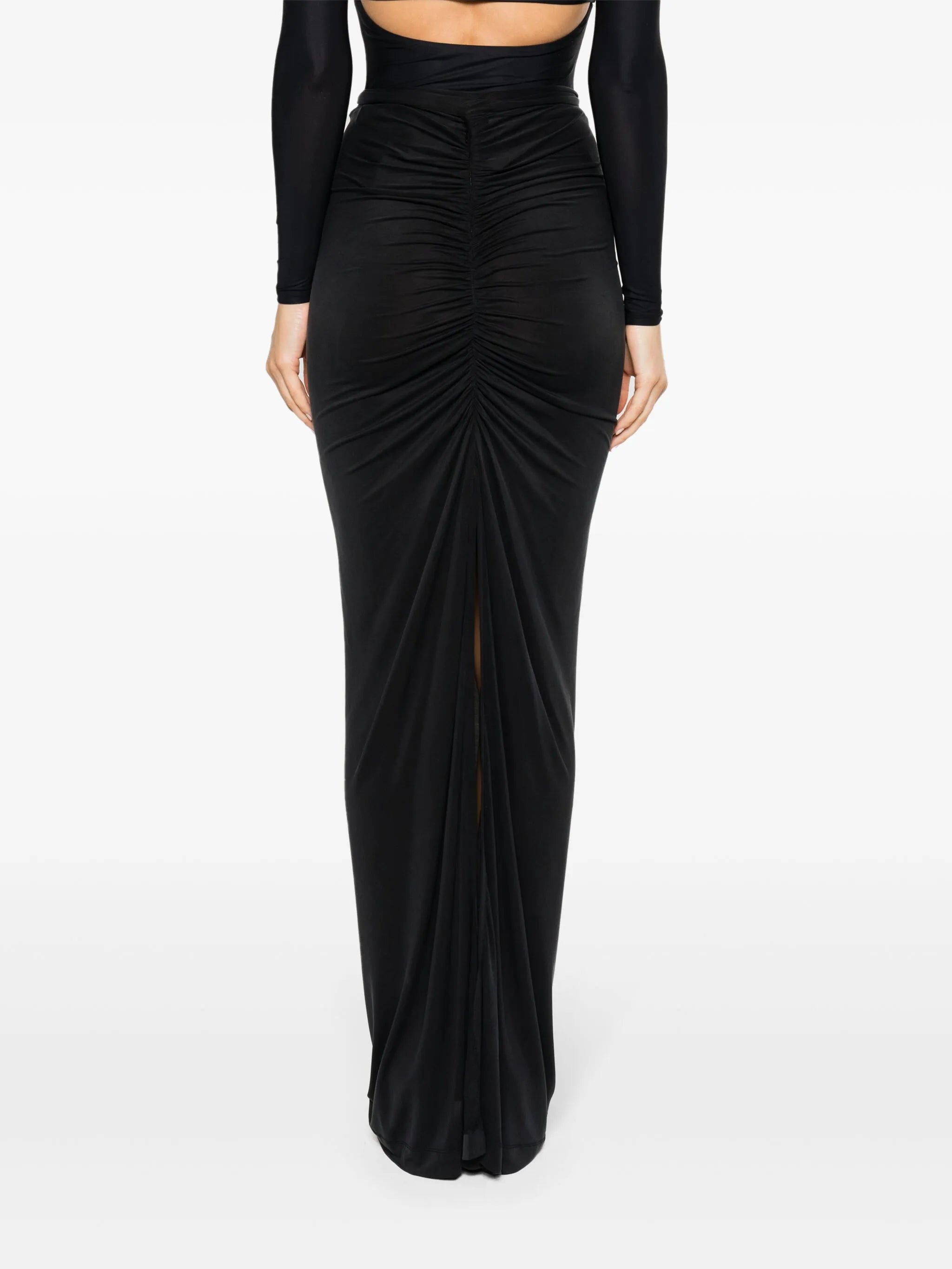 Hania draped maxi skirt