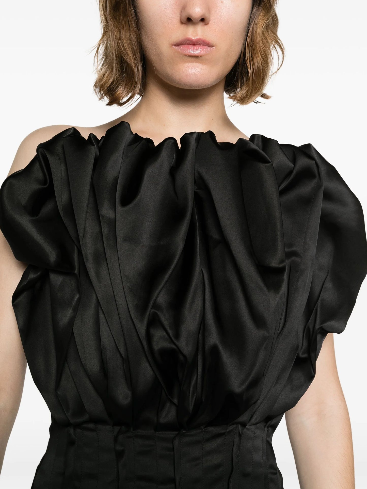 Emilia ruffled midi dress