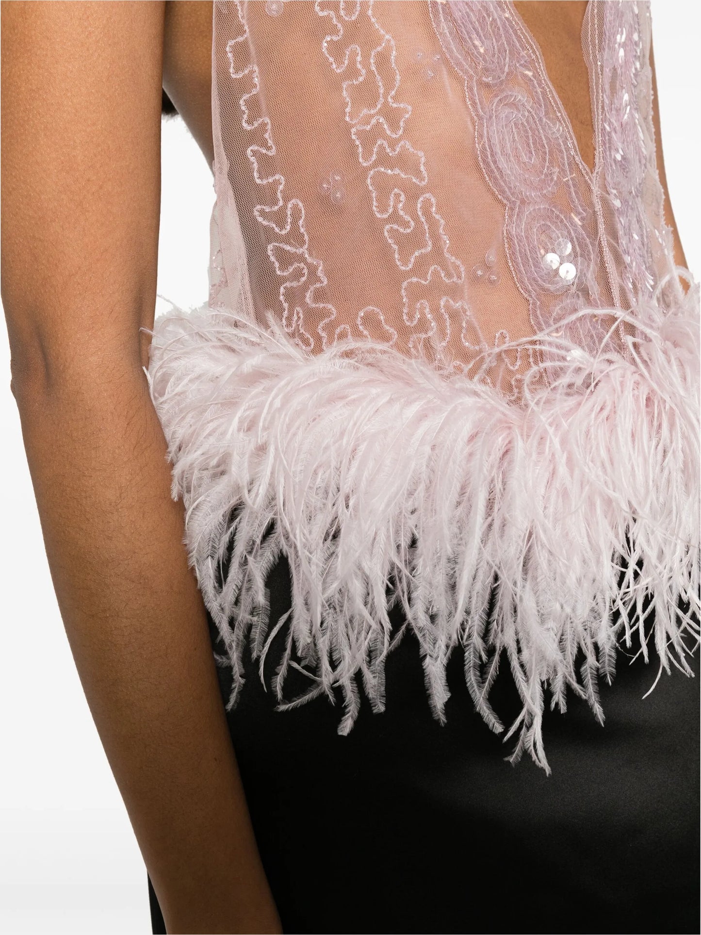 Salina sequin-embellished top