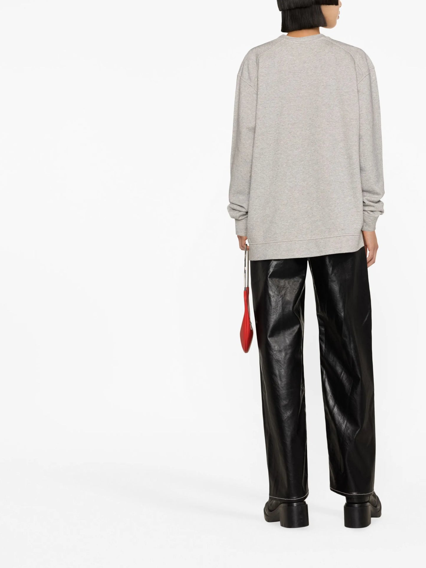 long-sleeved cotton sweatshirt