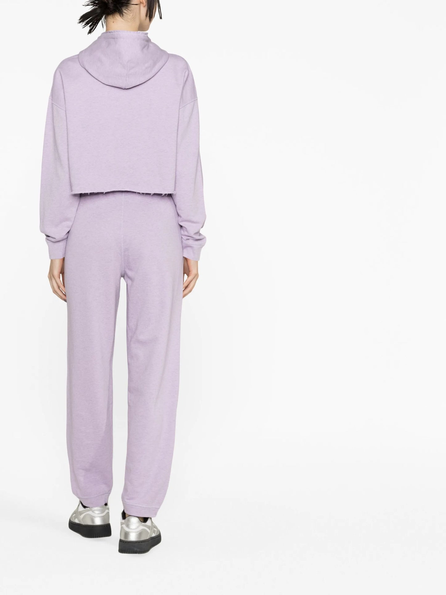 tapered organic cotton track pants