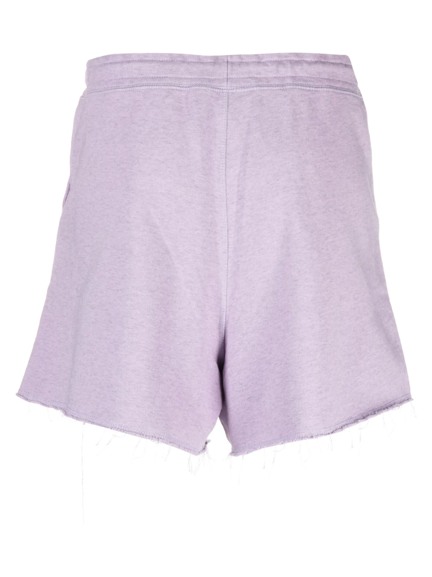 drawstring-waist organic-cotton shorts