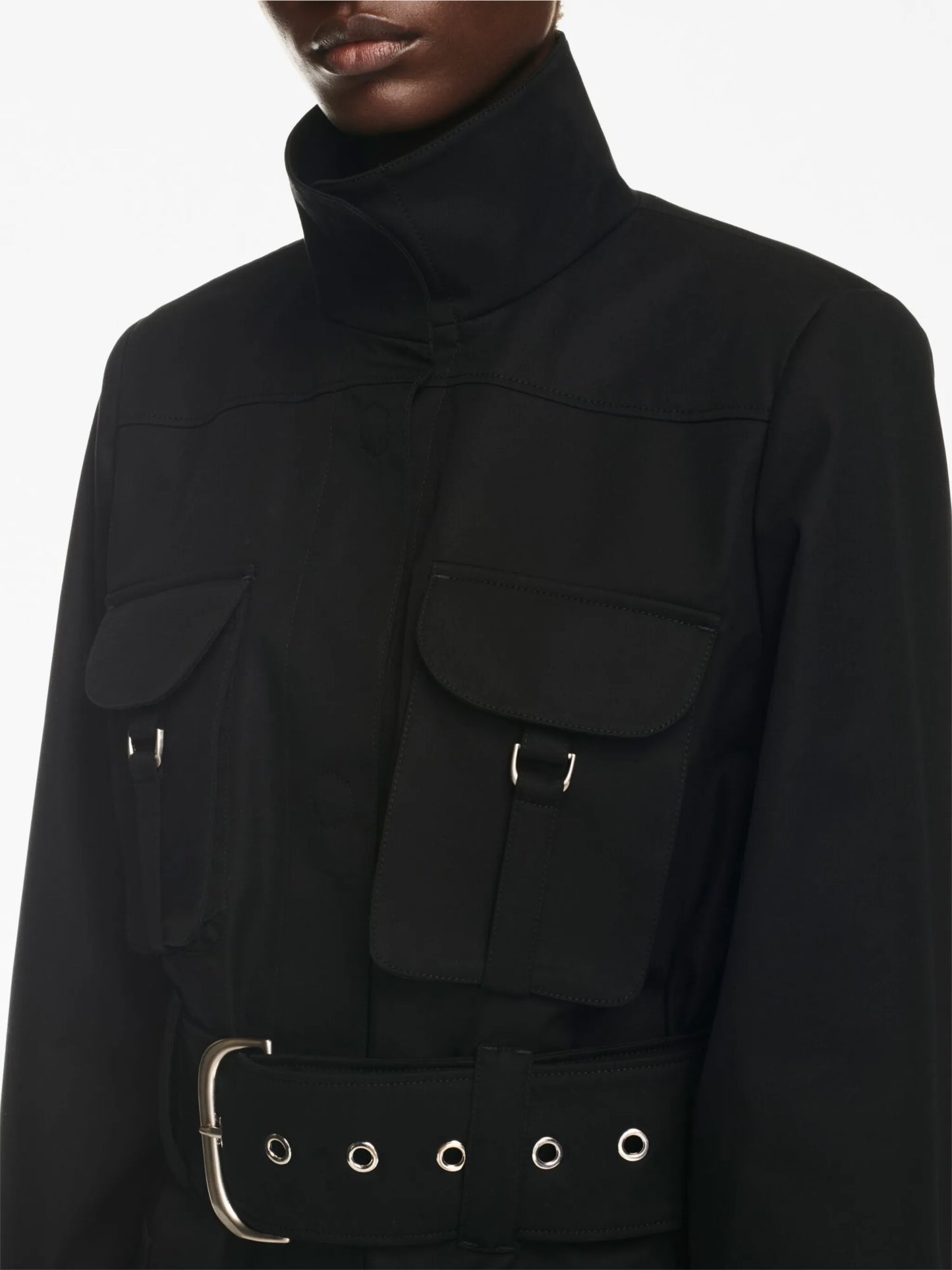 belted-waist jacket