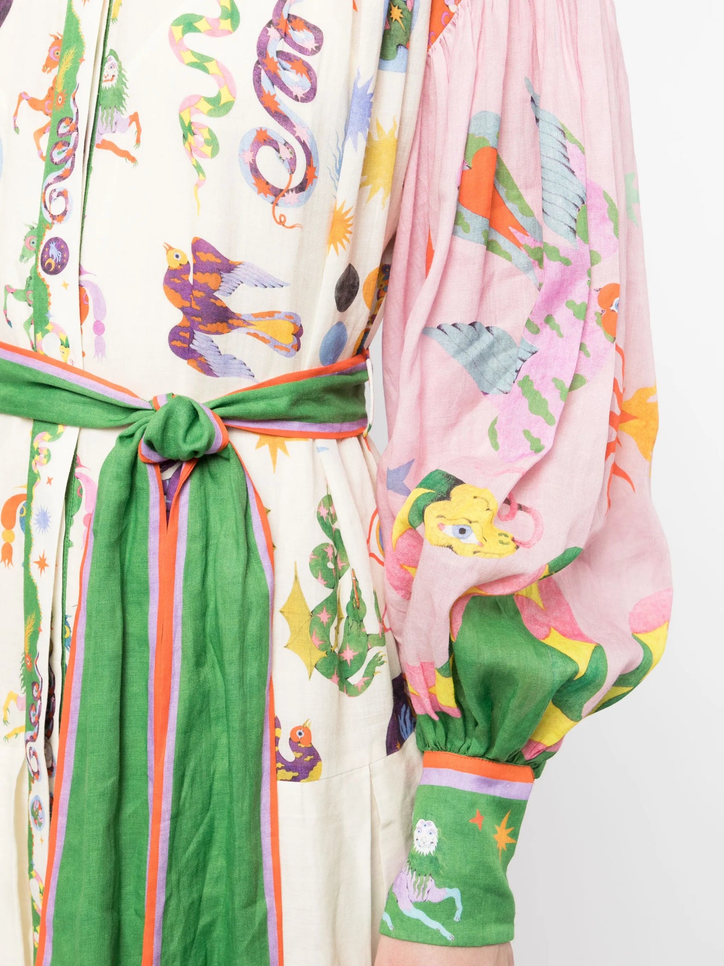 Seeker ramie shirt dress