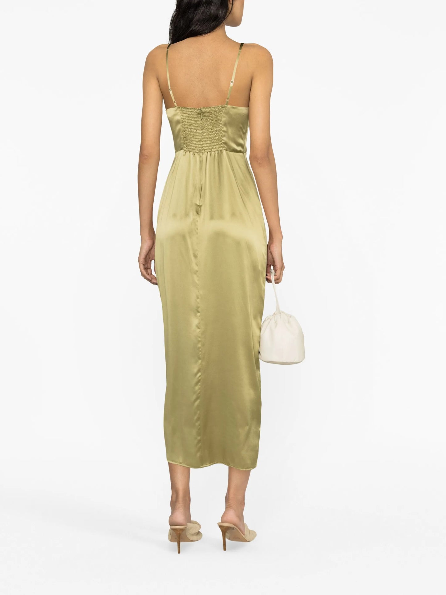 Solay silk midi dress