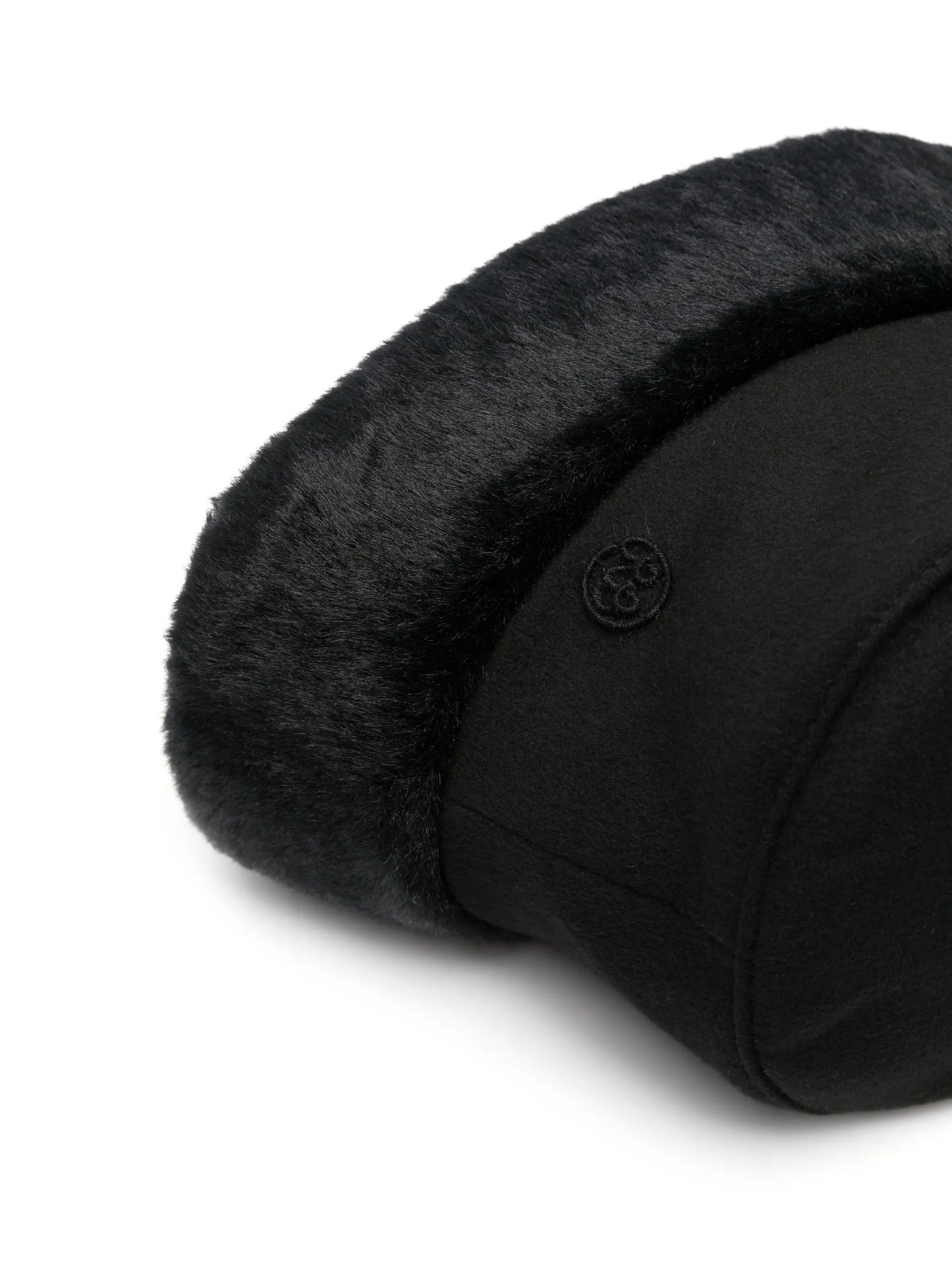 logo-embroidered wool bucket hat