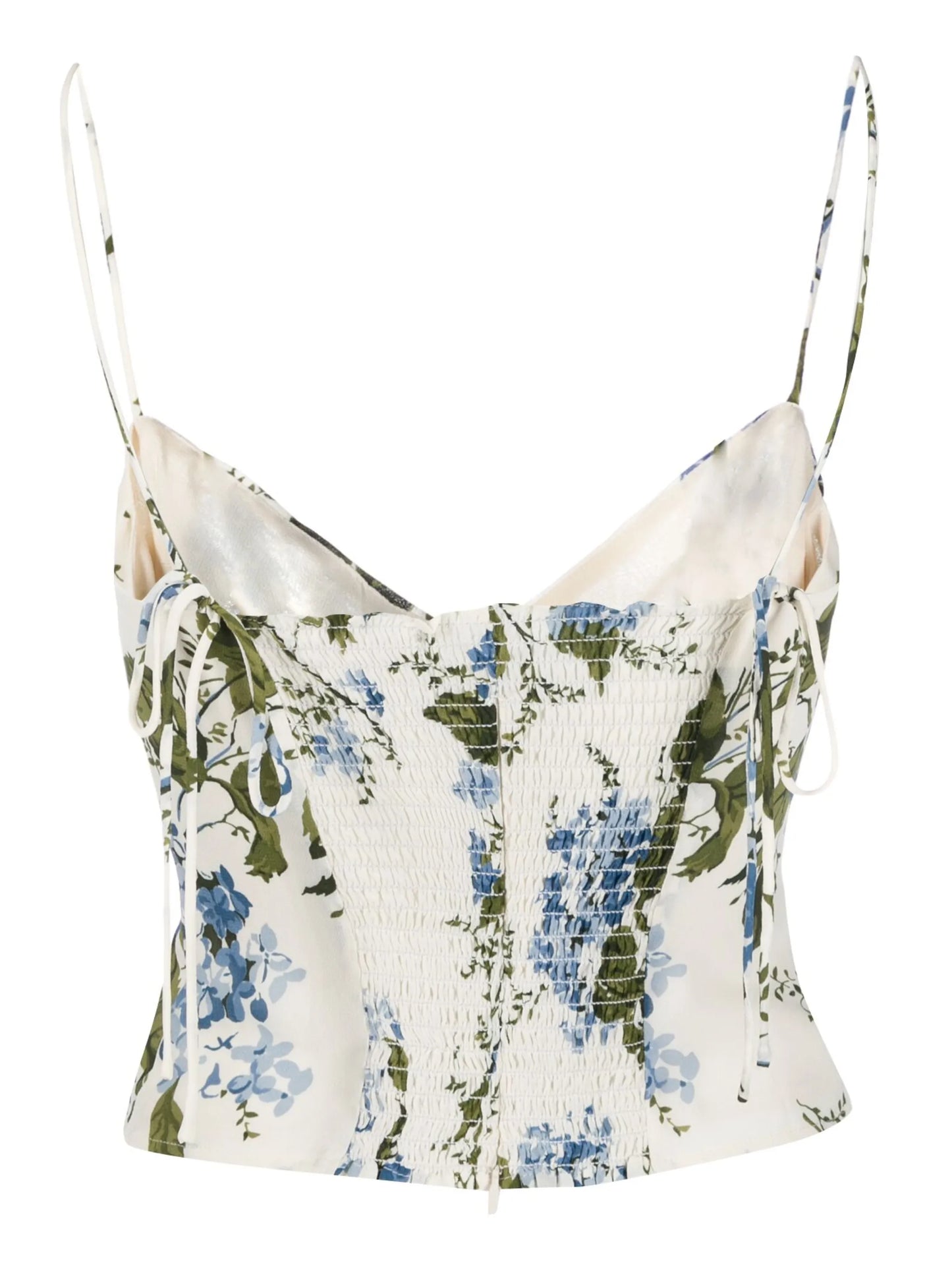 Liza floral-print top