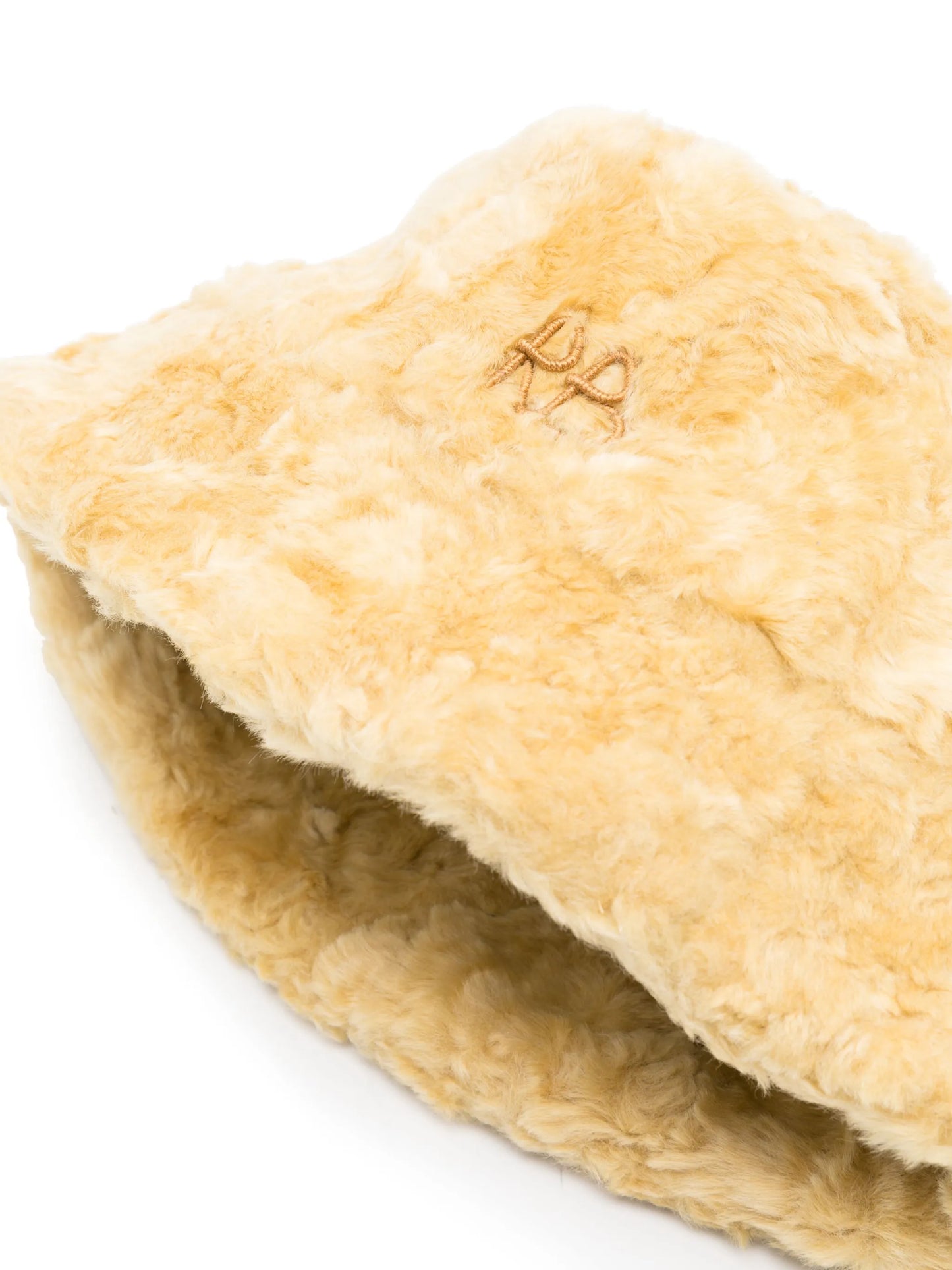 faux-fur bucket hat