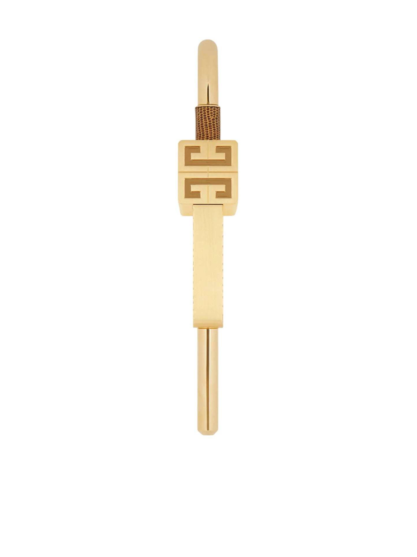 crocodile-effect padlock