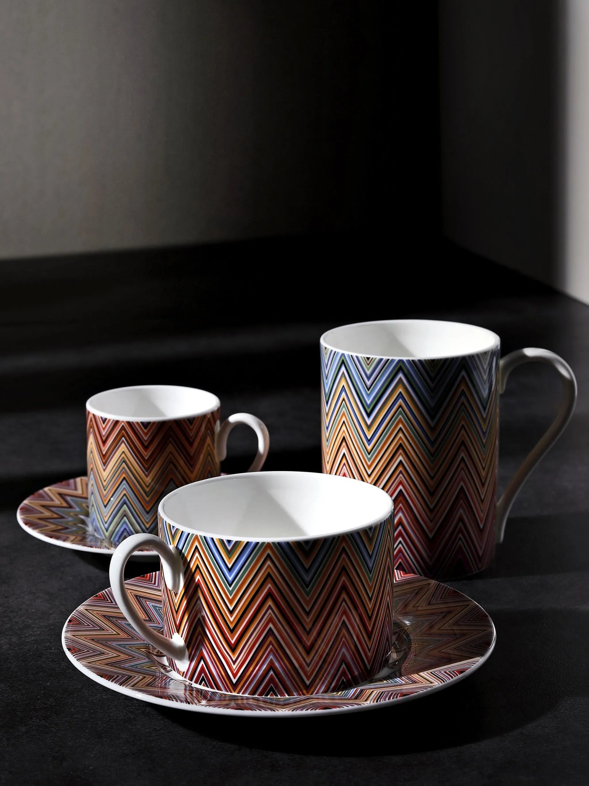 Zig Zag Jarris porcelain tea set
