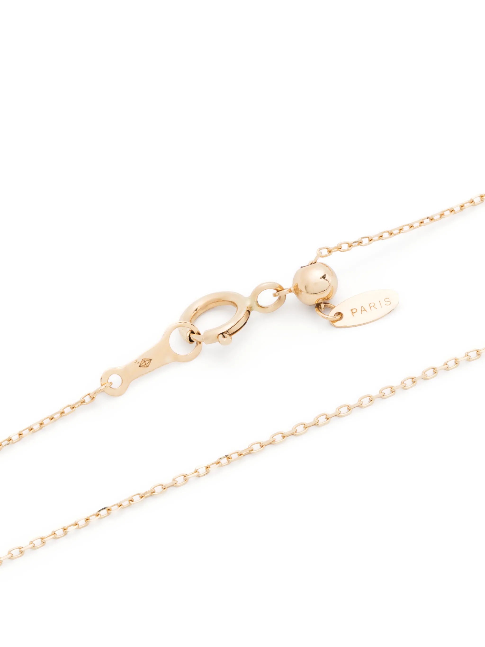 18kt yellow gold Danae diamond necklace