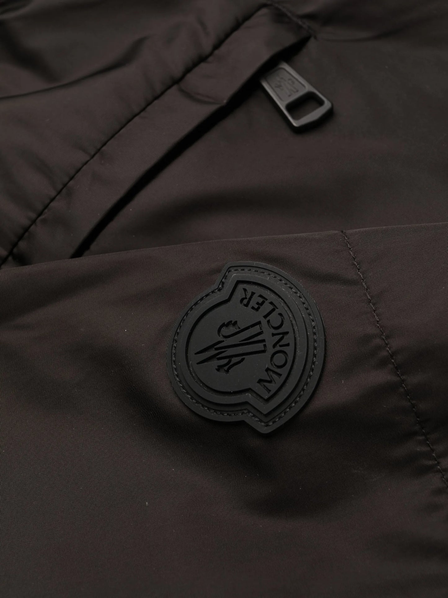 logo-patch swim shorts