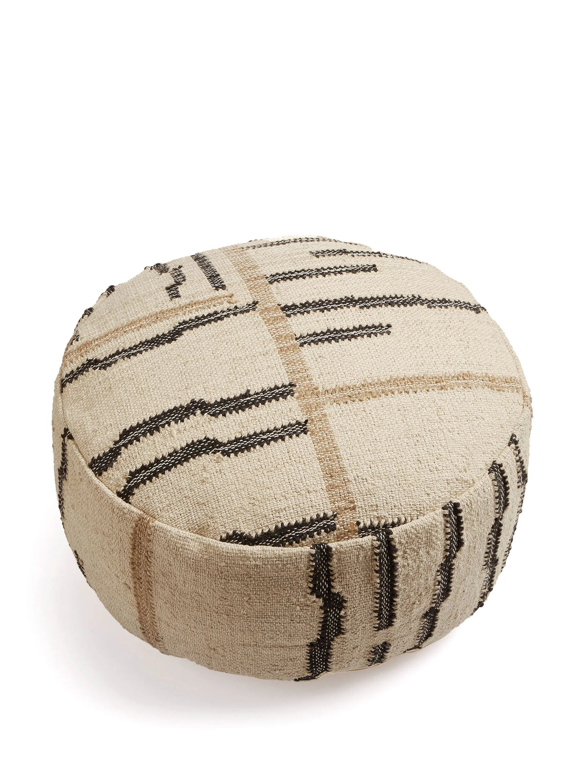Mallaig round floor cushion natural, round