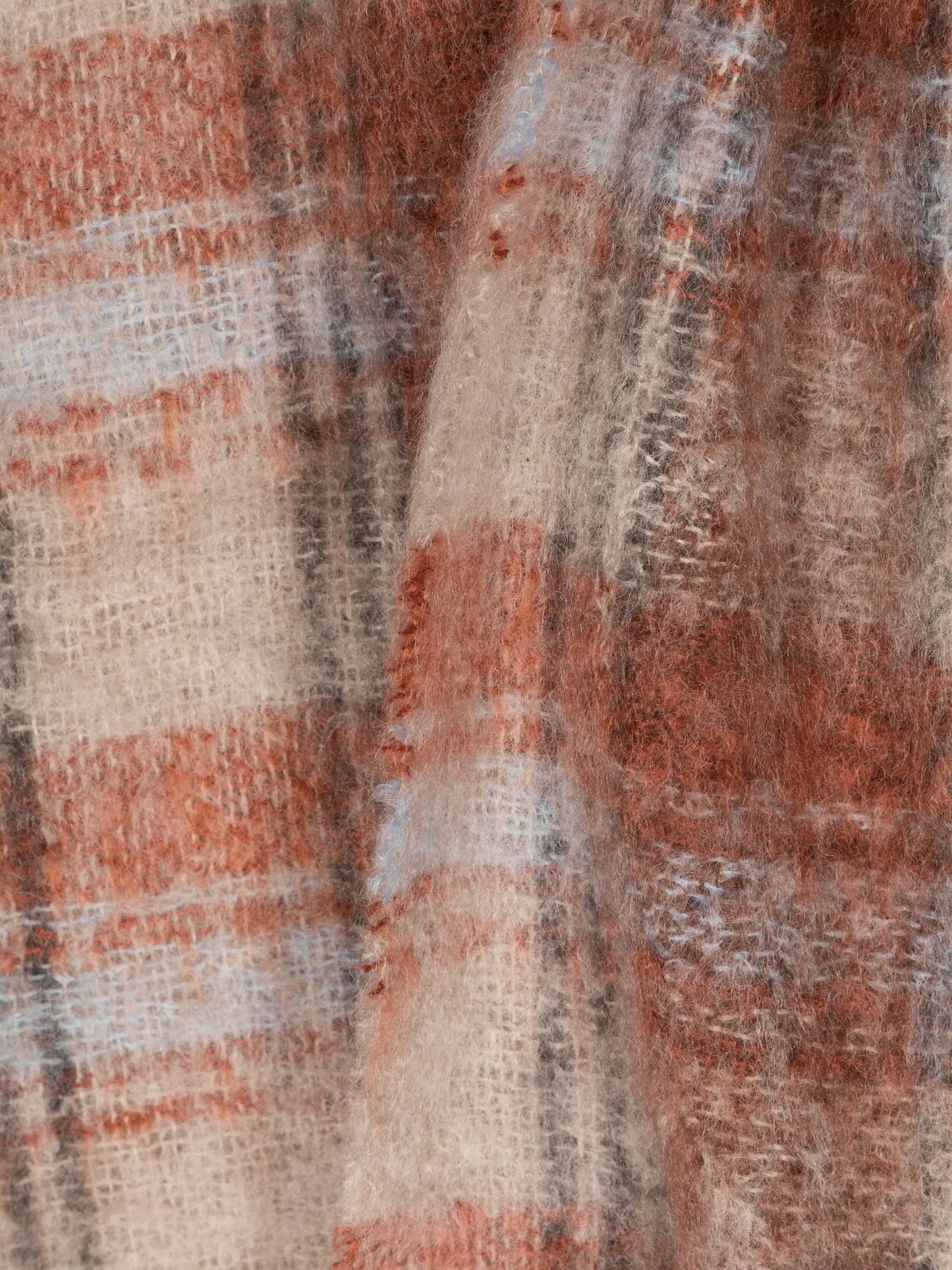 Harlyn check-pattern blanket
