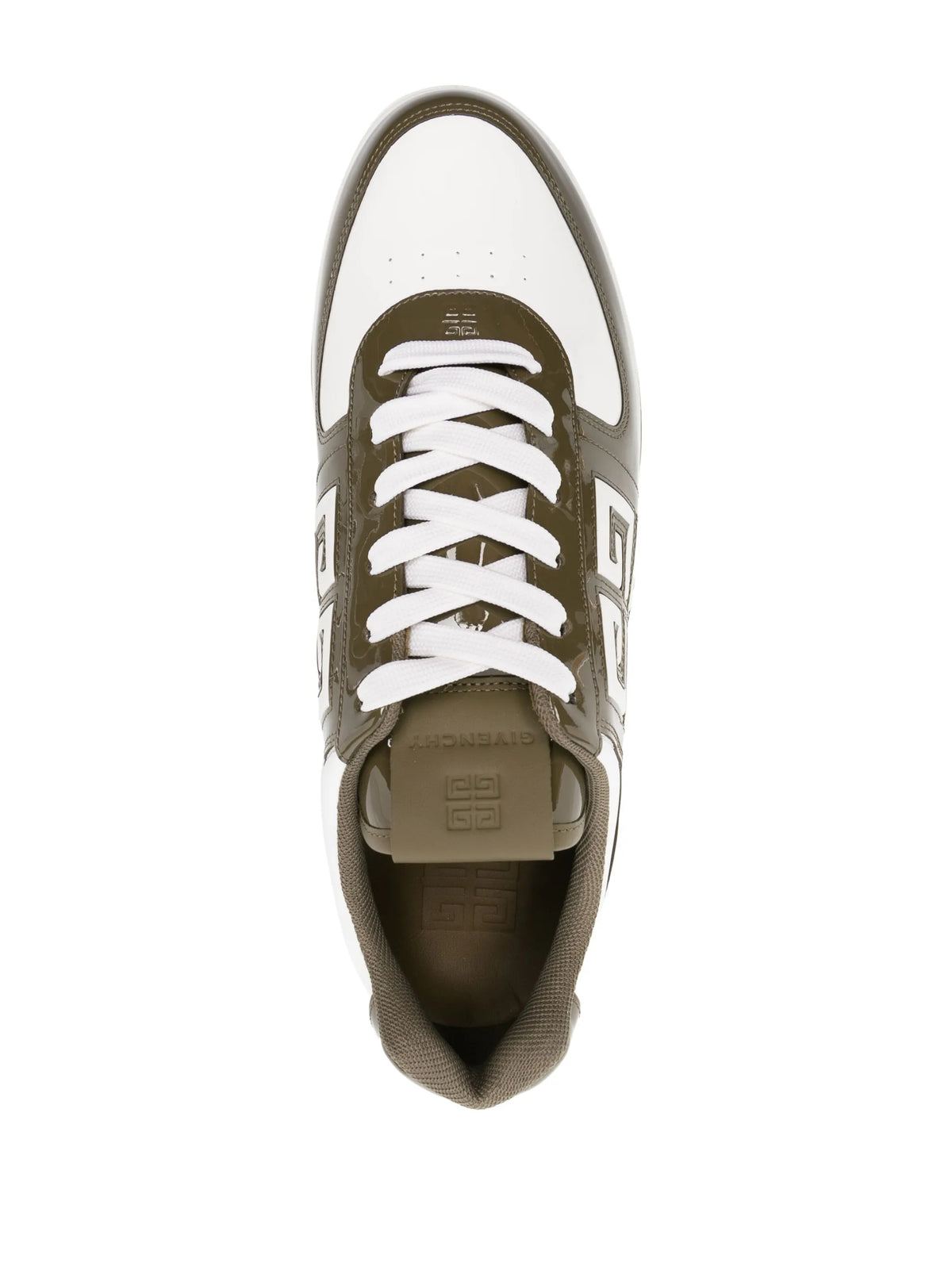 G4 panelled leather sneakers