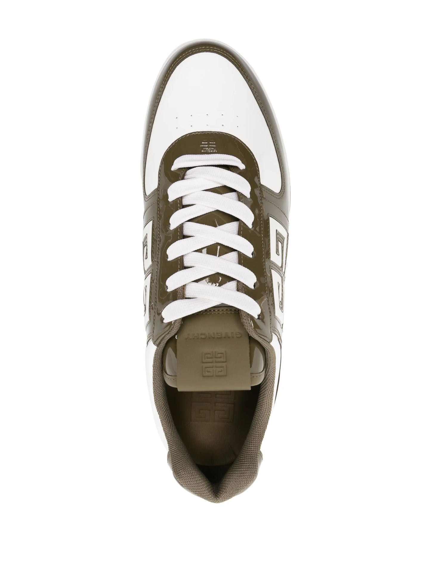 G4 panelled leather sneakers