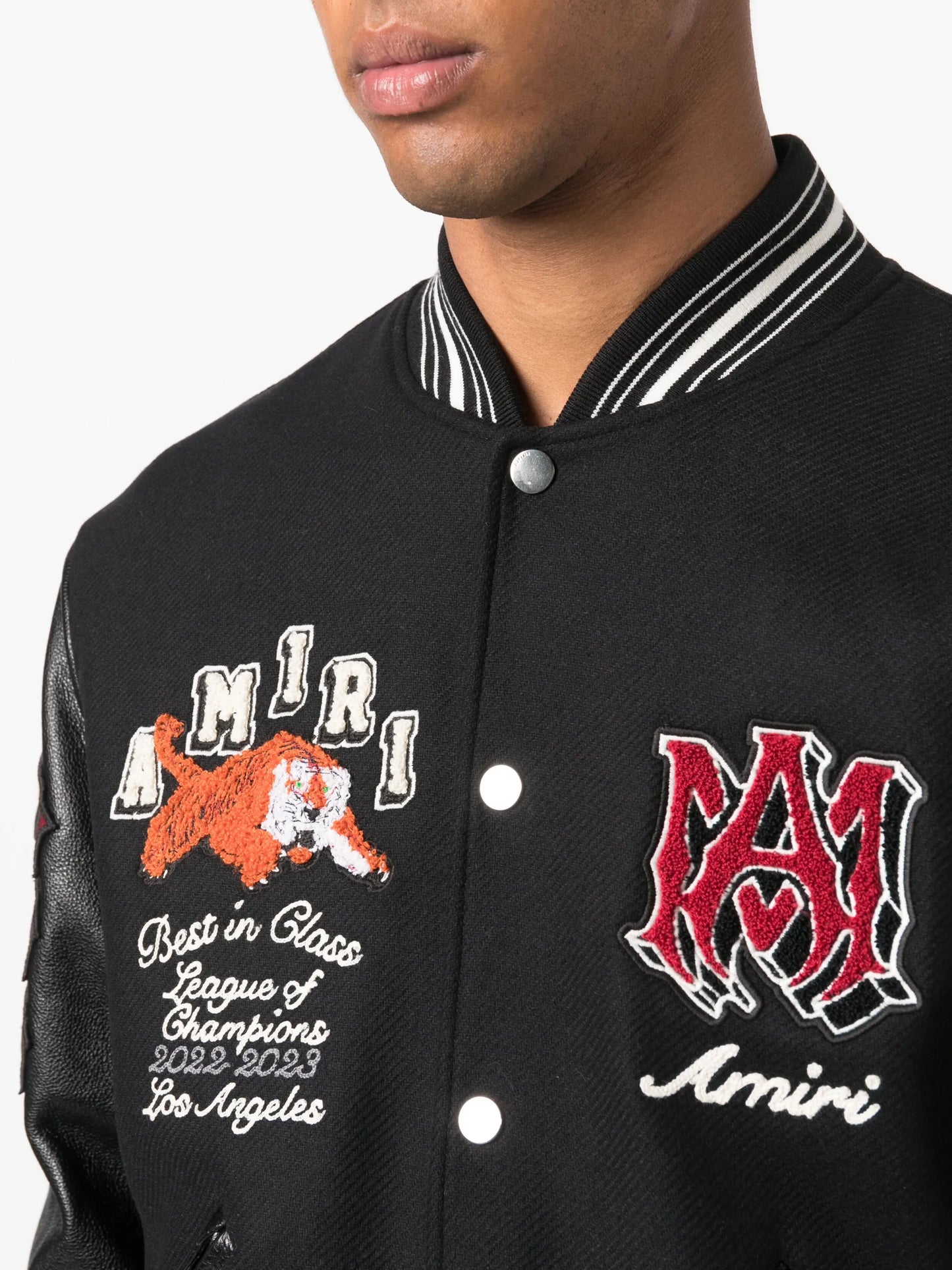 logo-patch varsity jacket