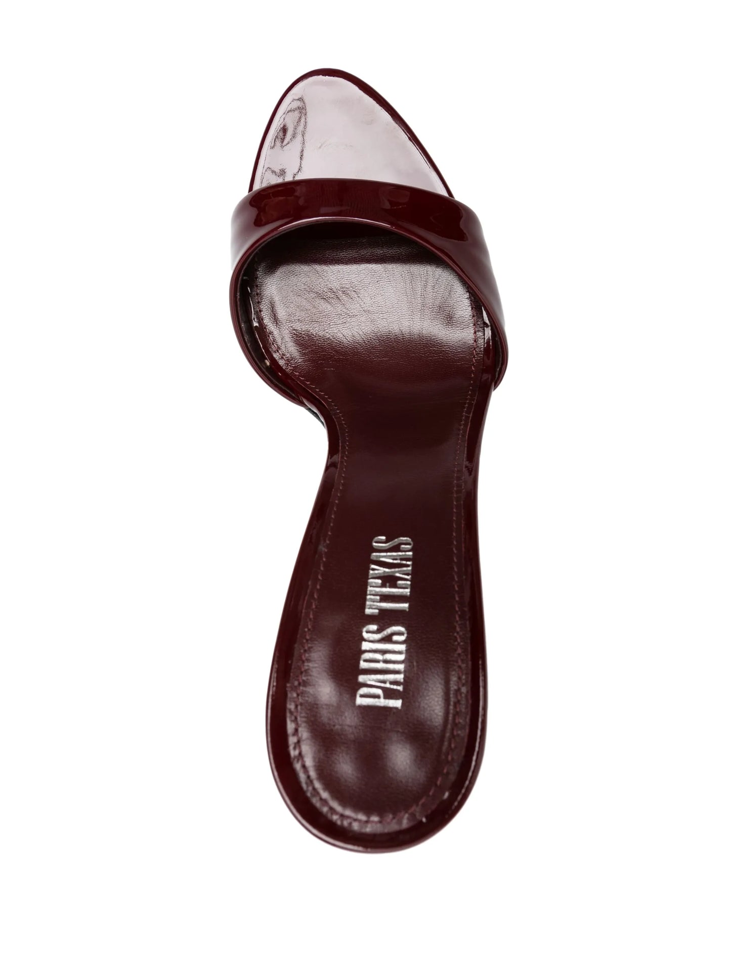 Lidia patent-finish sandals