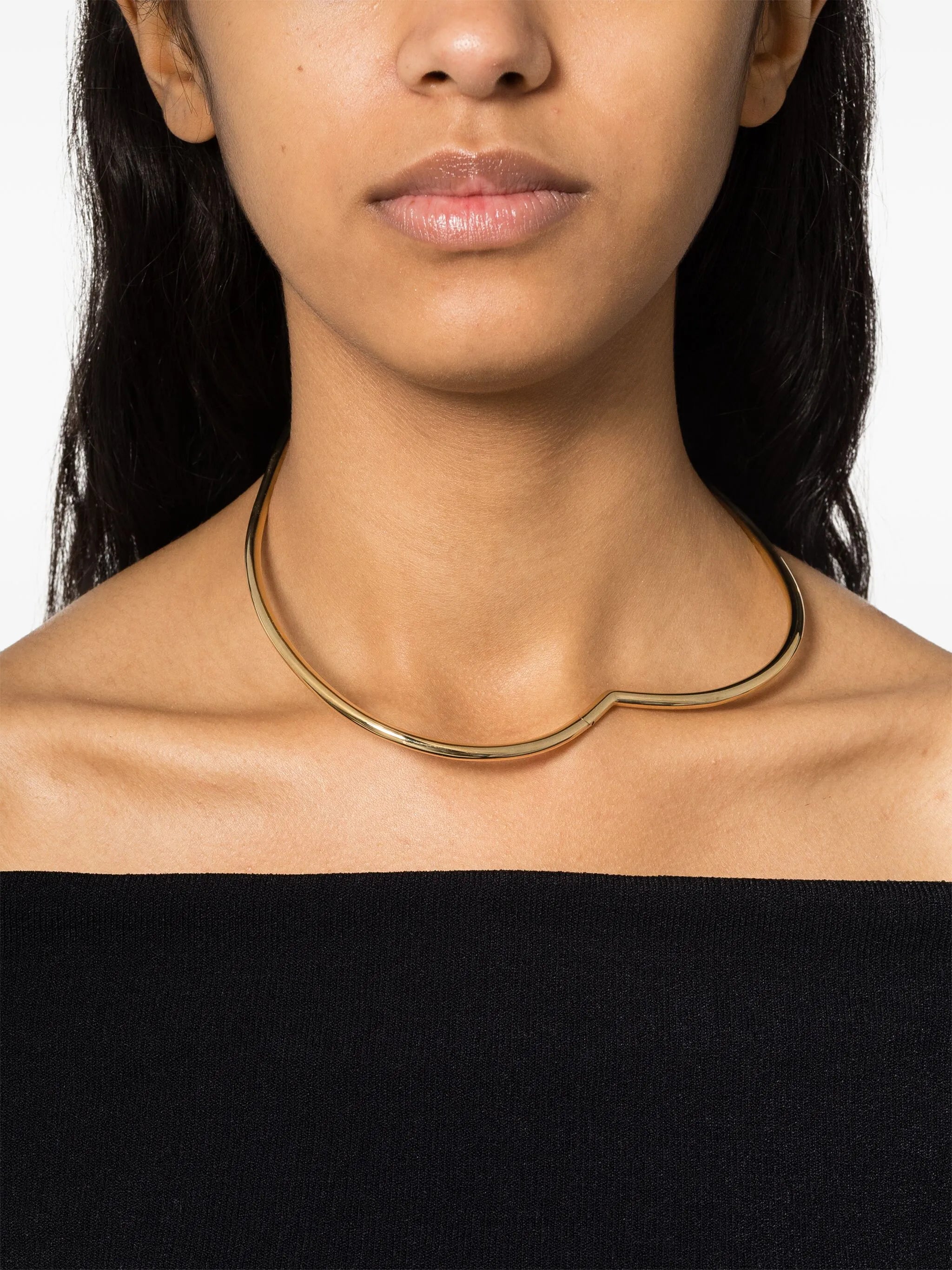 9kt yellow gold heart necklace
