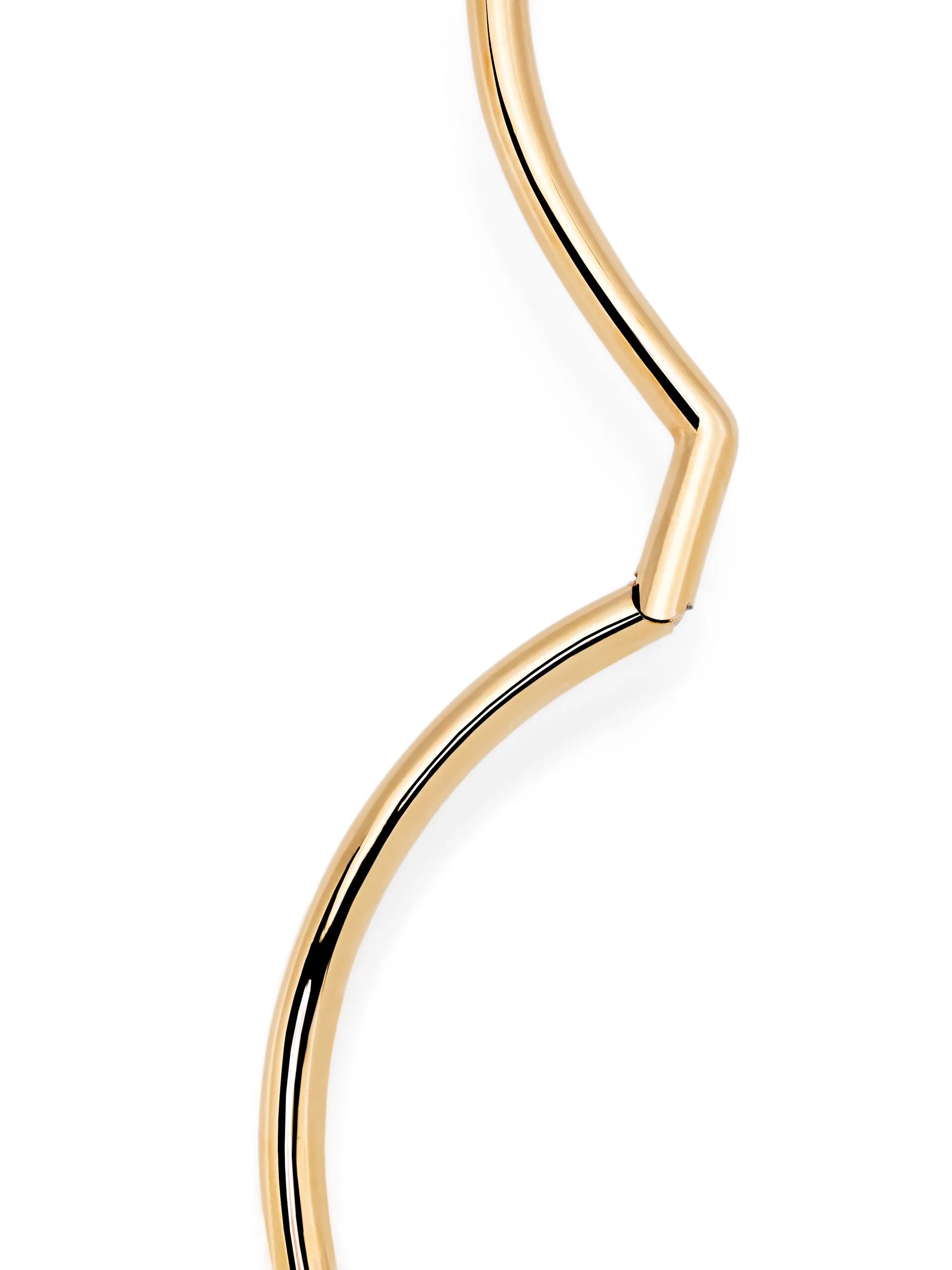 9kt yellow gold heart necklace