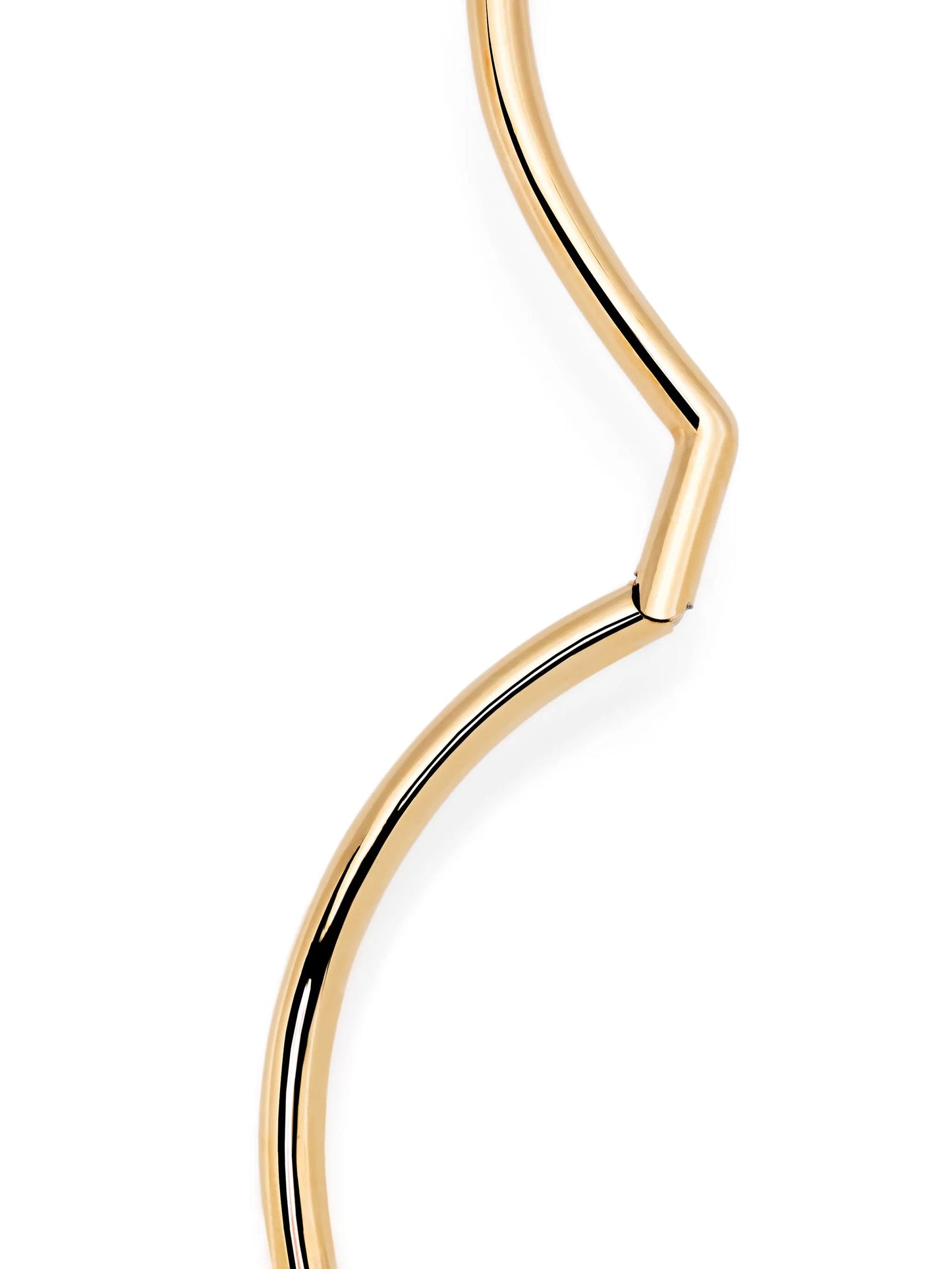 9kt yellow gold heart necklace