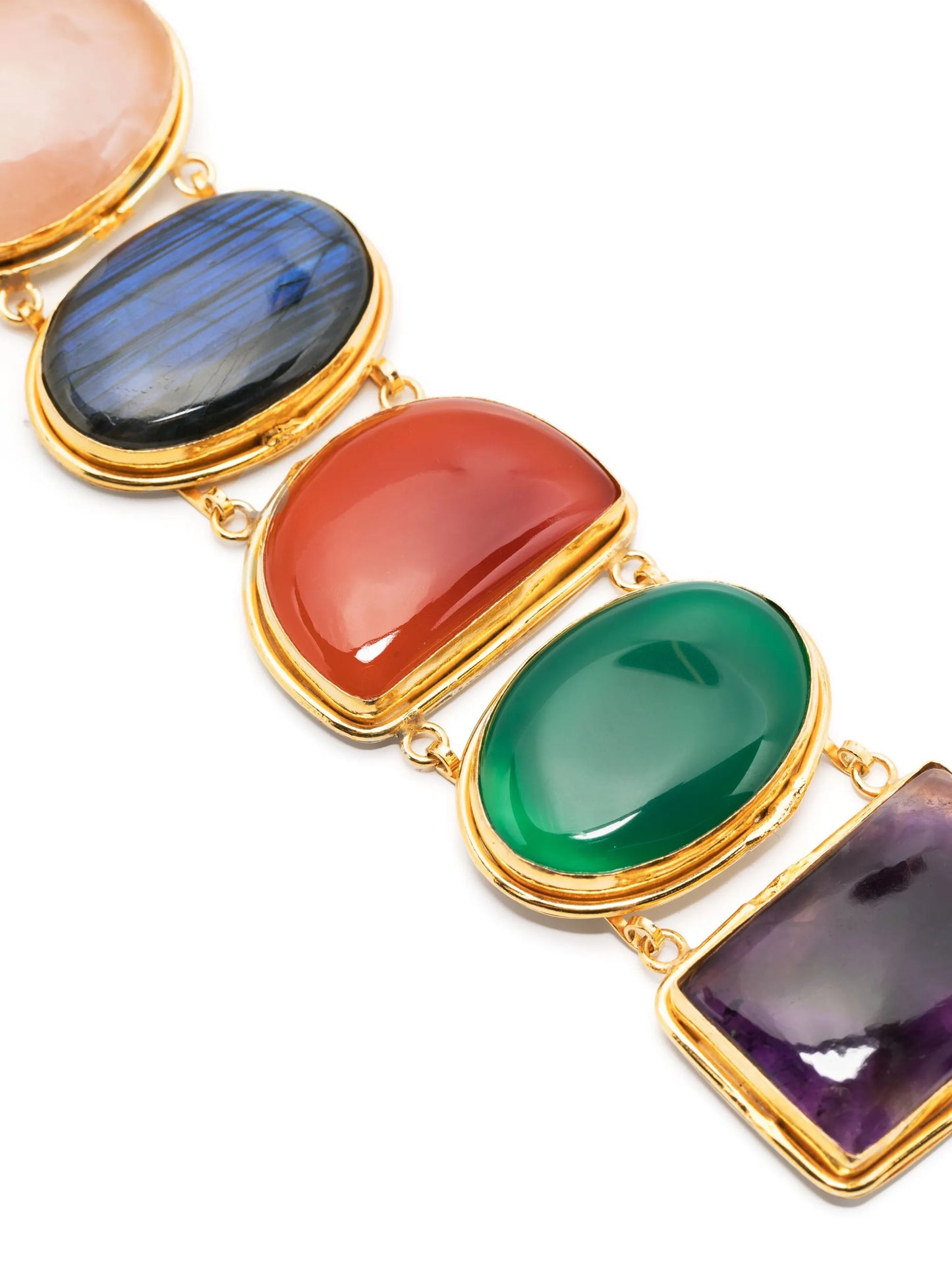 stone-embellished pendant necklace