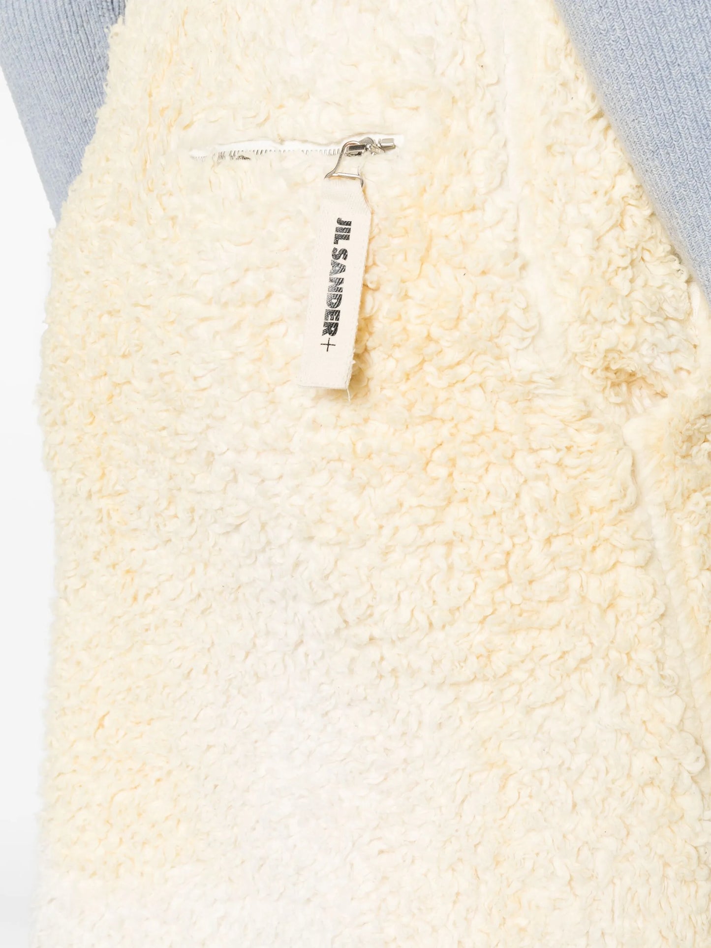 faux-shearling pencil skirt