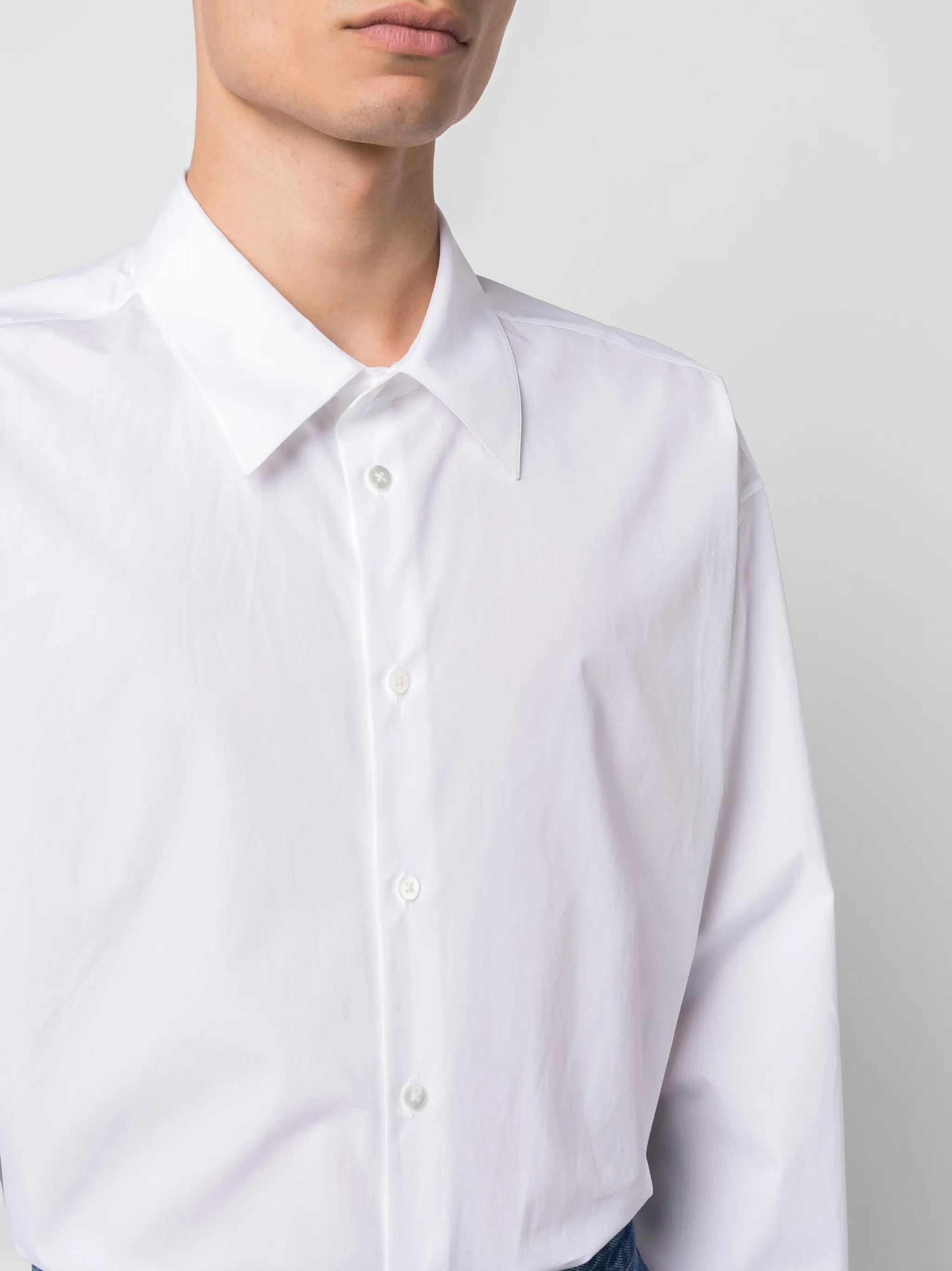 Lukre long-sleeve cotton shirt