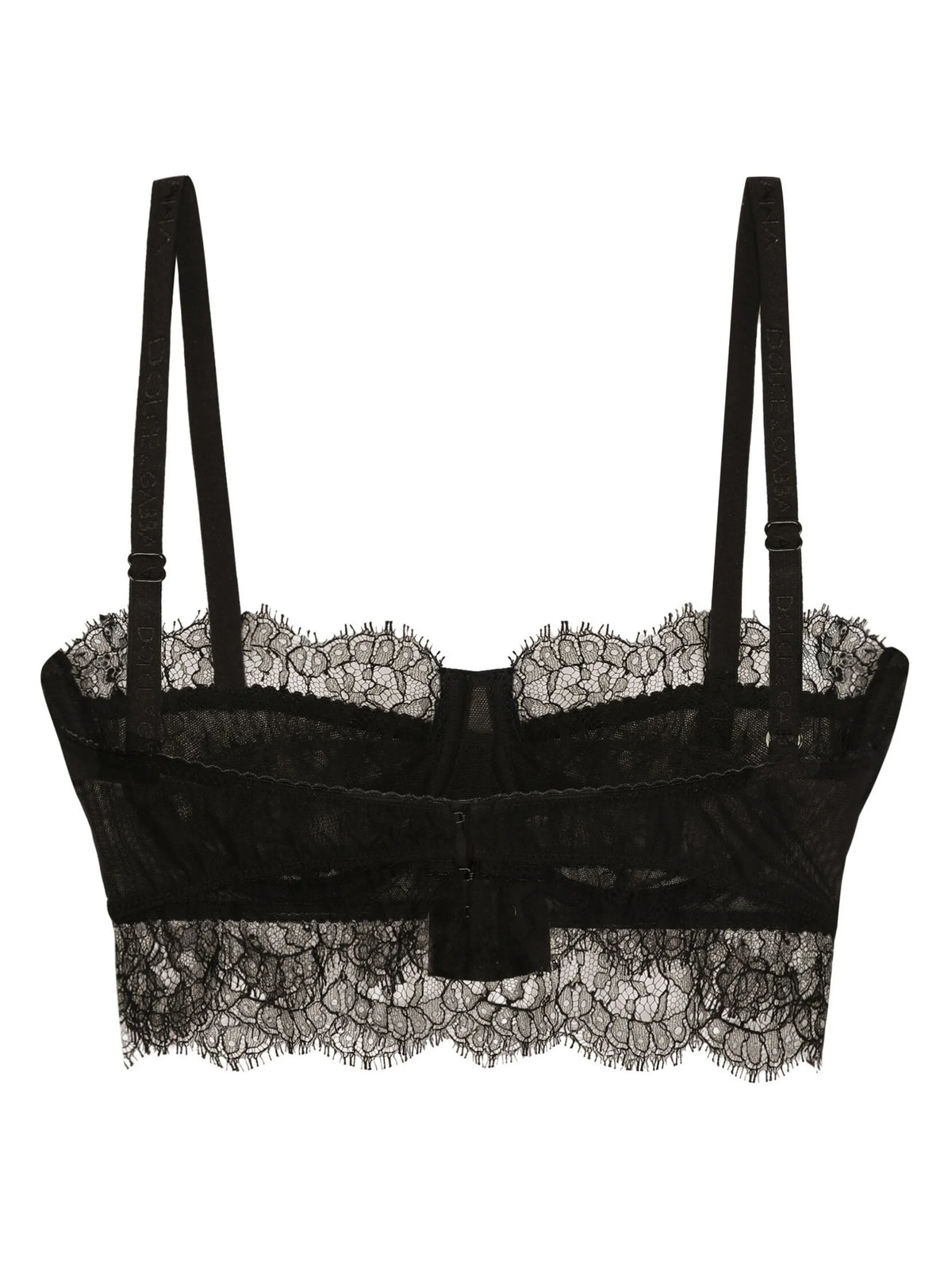 Chantilly-lace balconette bra