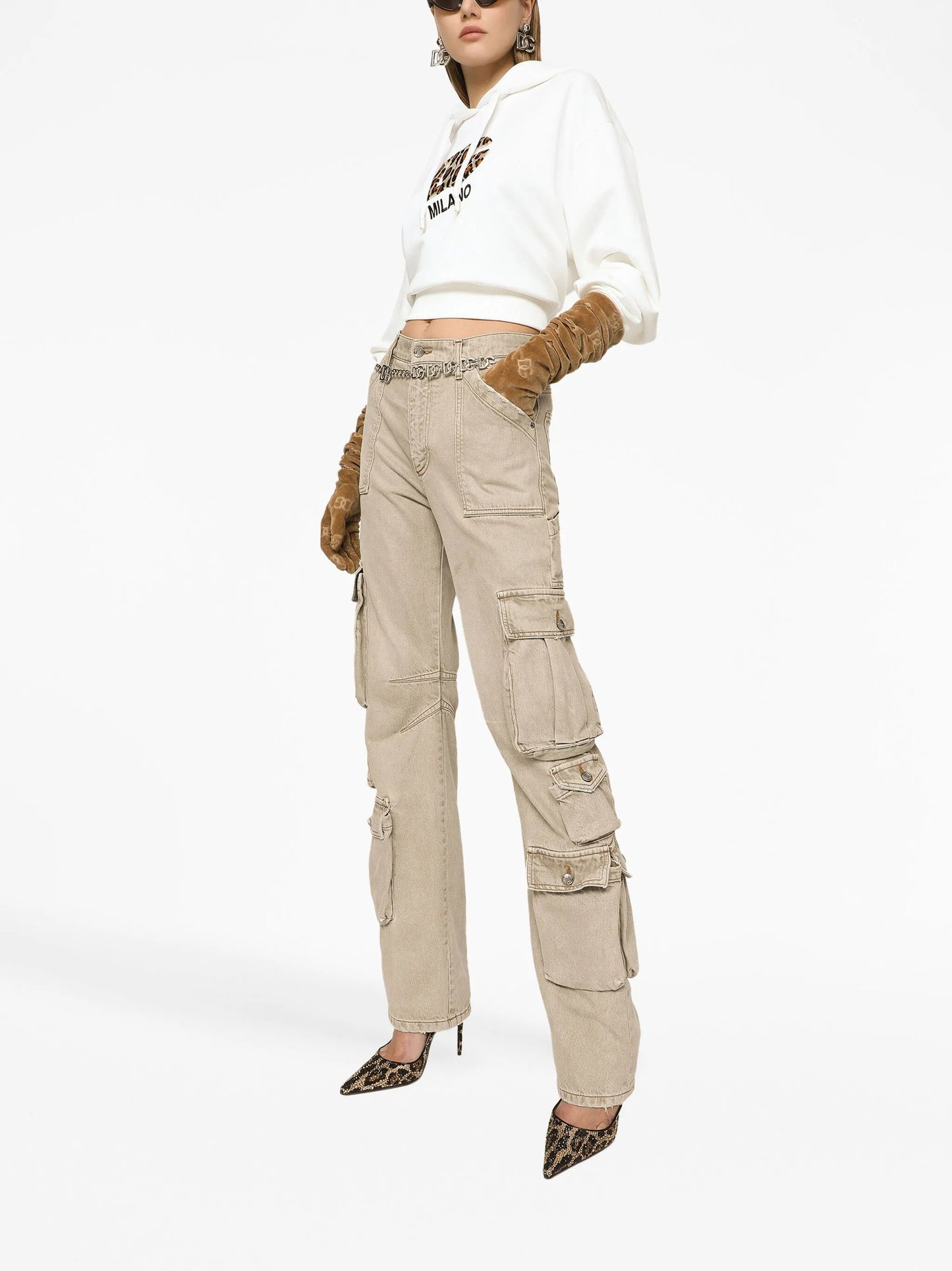 DG-print cotton gloves