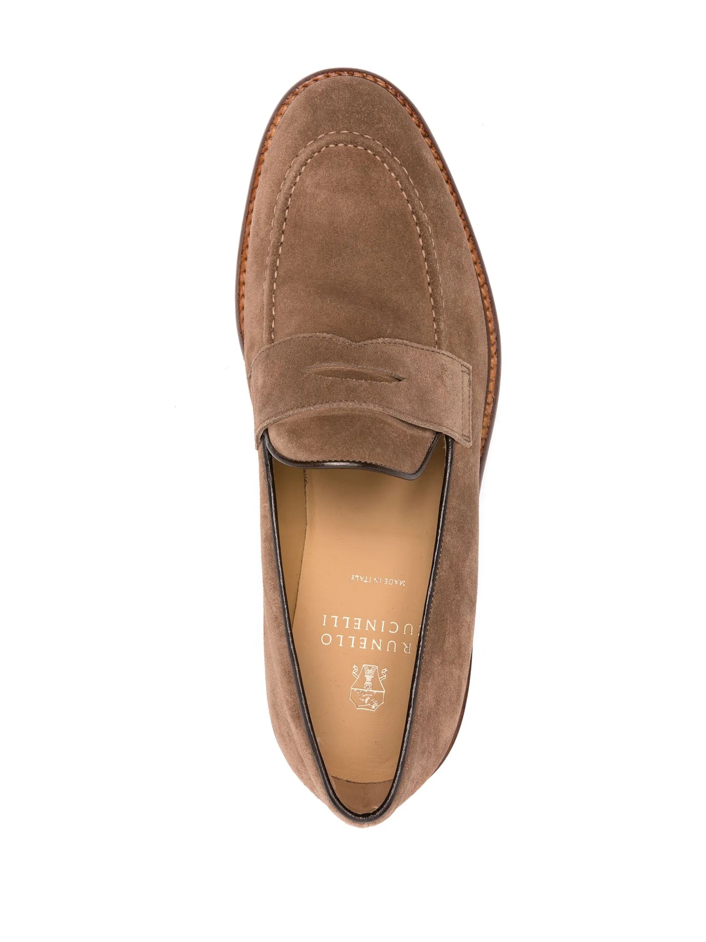 suede penny loafers