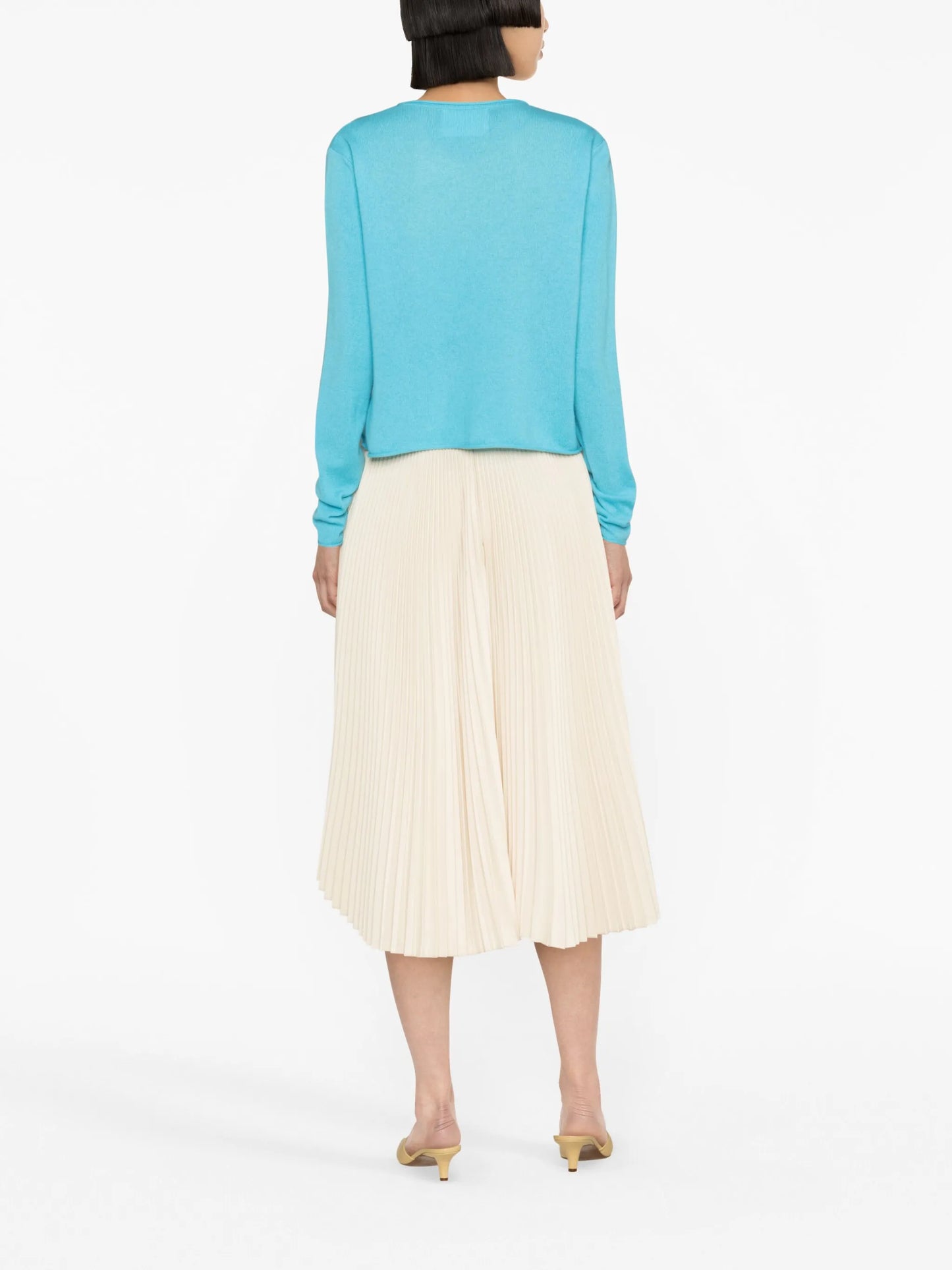 fine-knit cashmere jumper