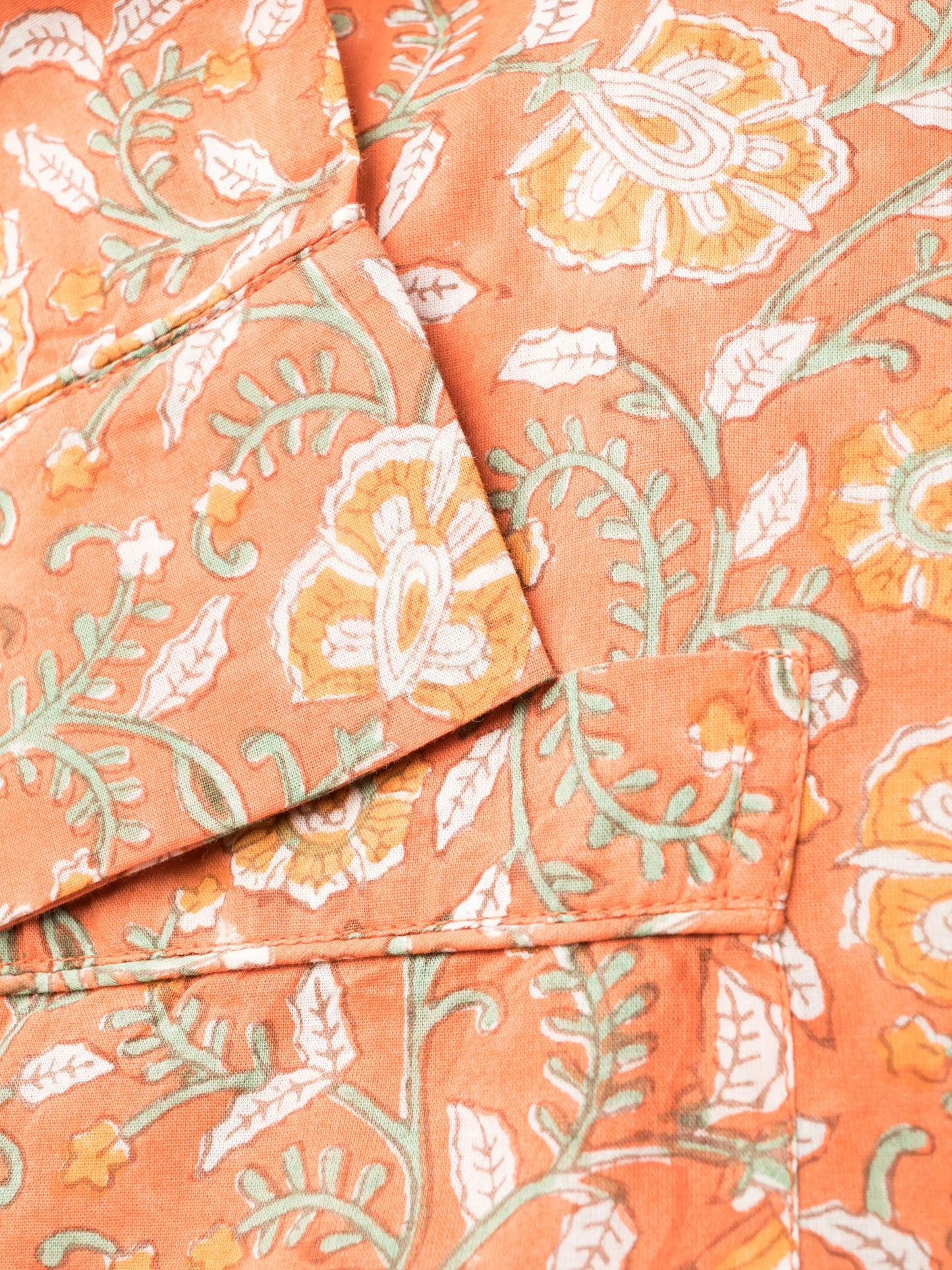 Reina floral-print cotton robe