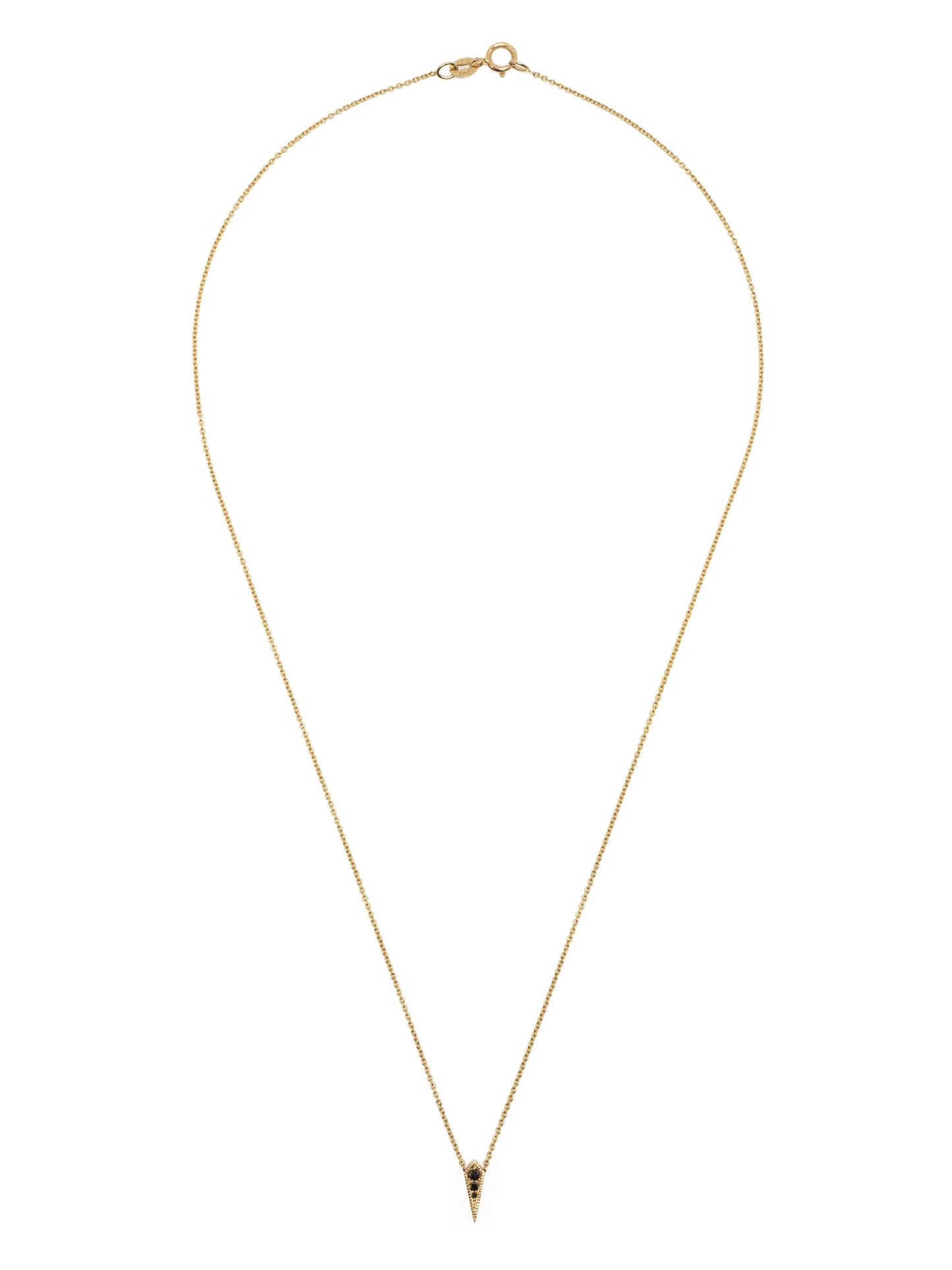 14kt yellow gold Kite diamond necklace