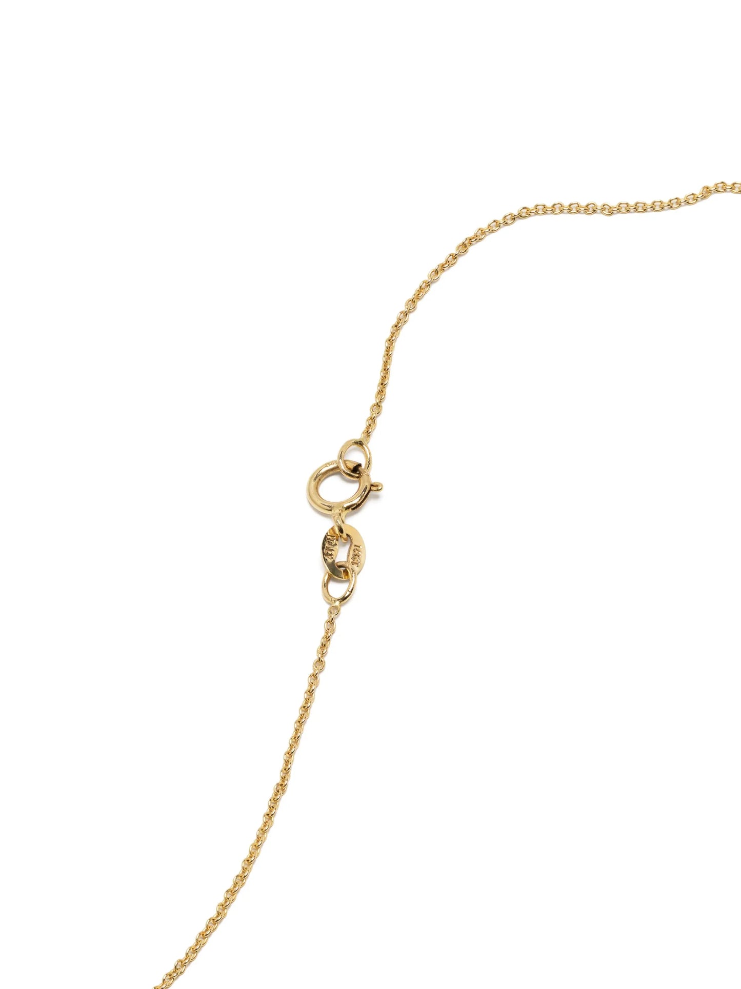 14kt yellow gold Kite diamond necklace
