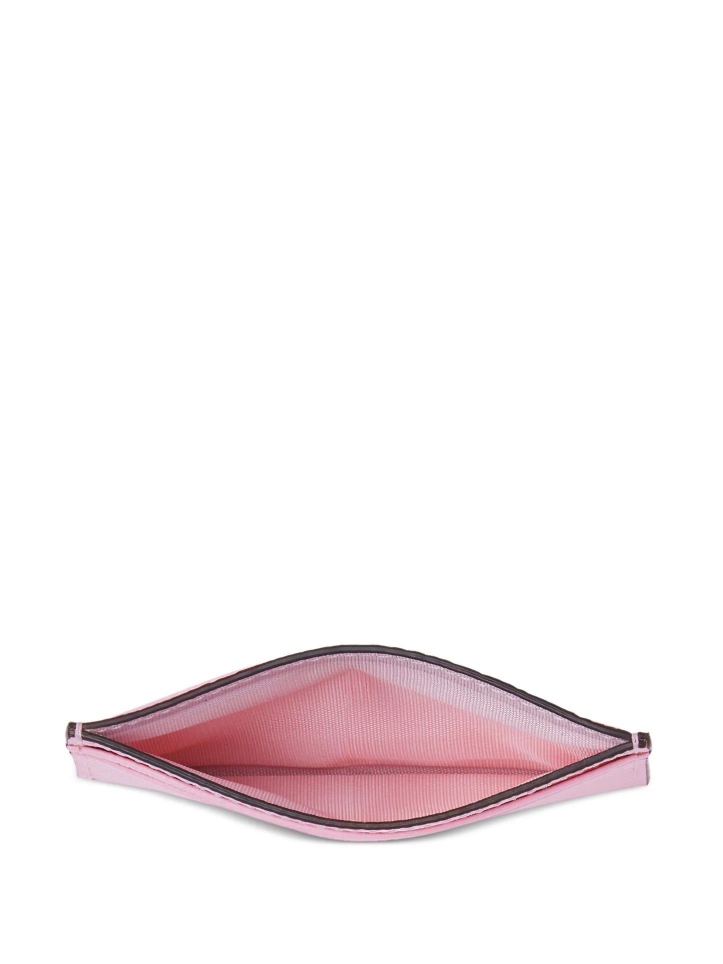 Gancini-plaque leather cardholder