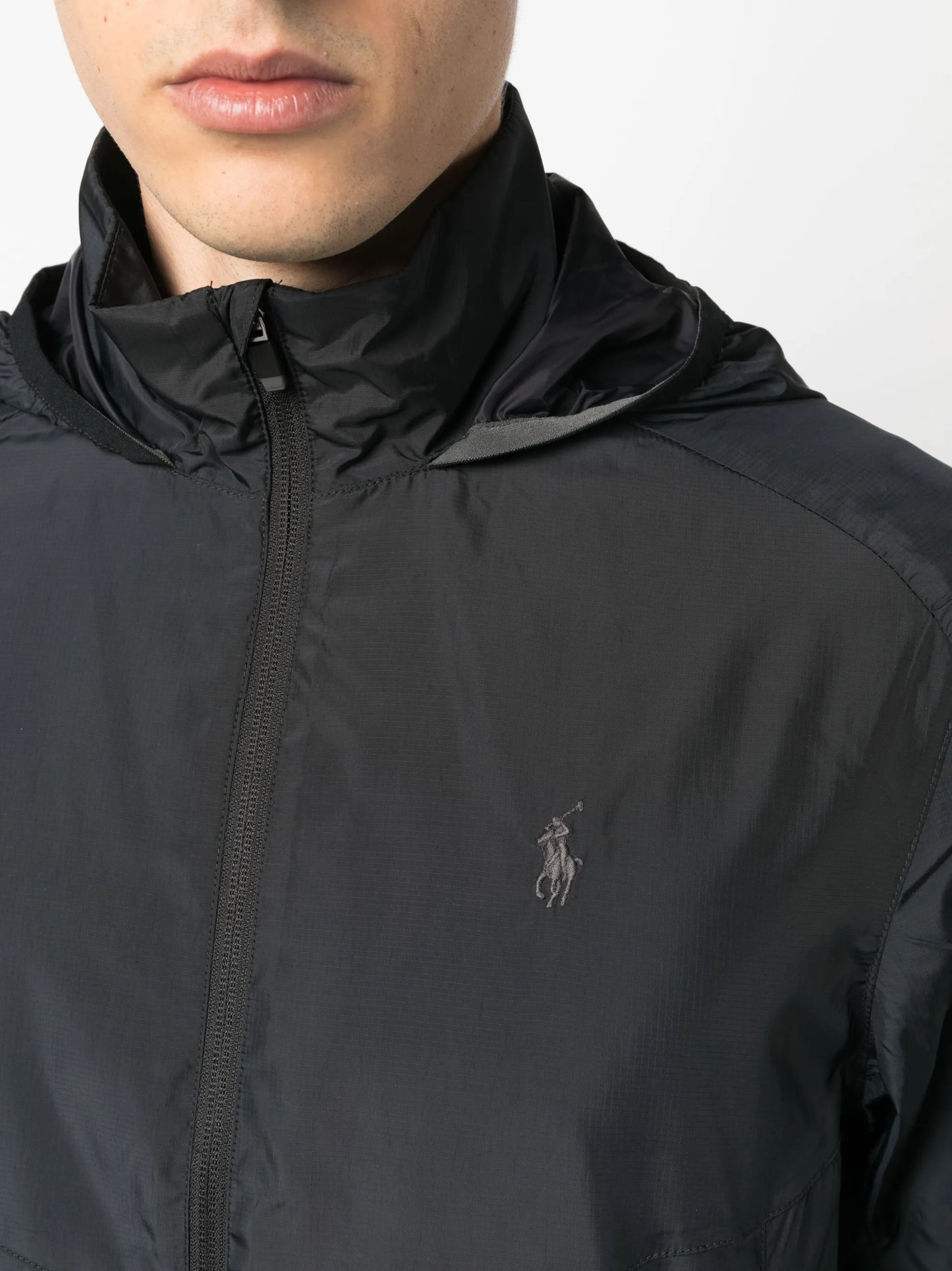 windbreaker hooded jacket