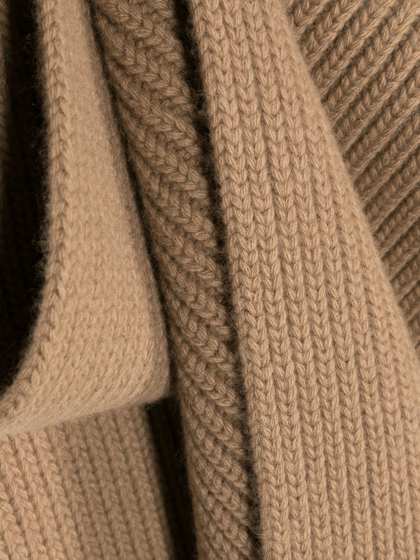 logo-patch virgin wool-blend scarf
