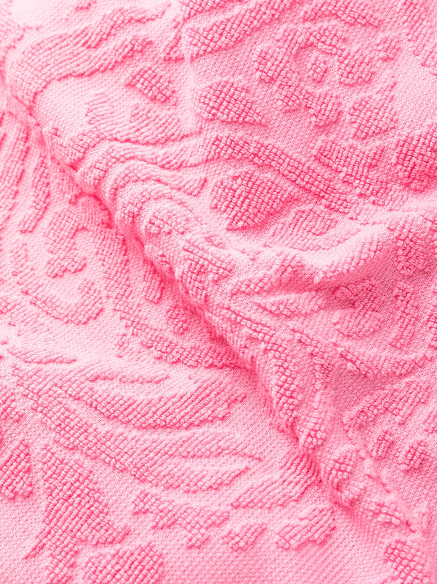 Barocco-print terry-cloth robe