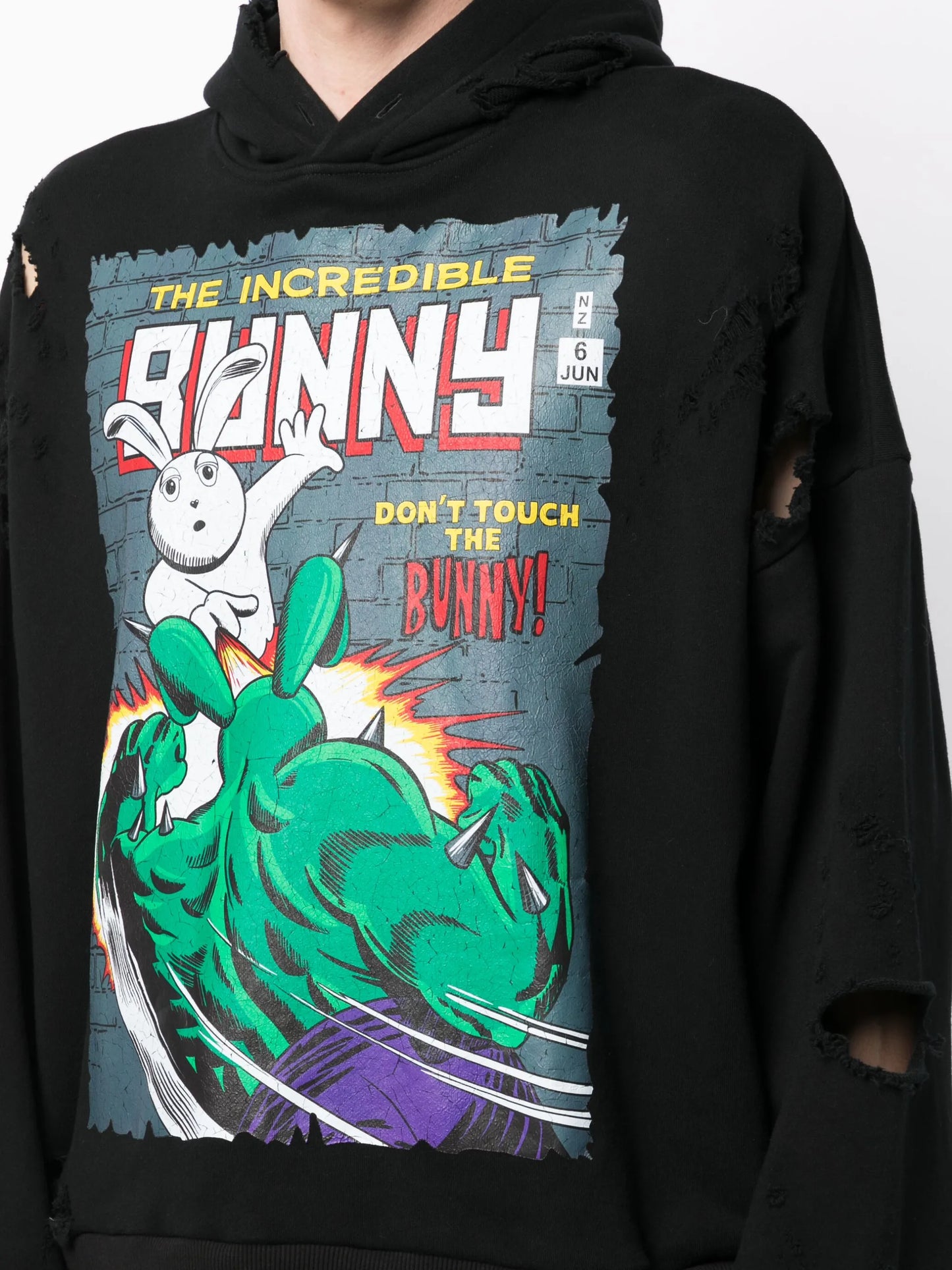 The Incredible Bunny-print hoodie