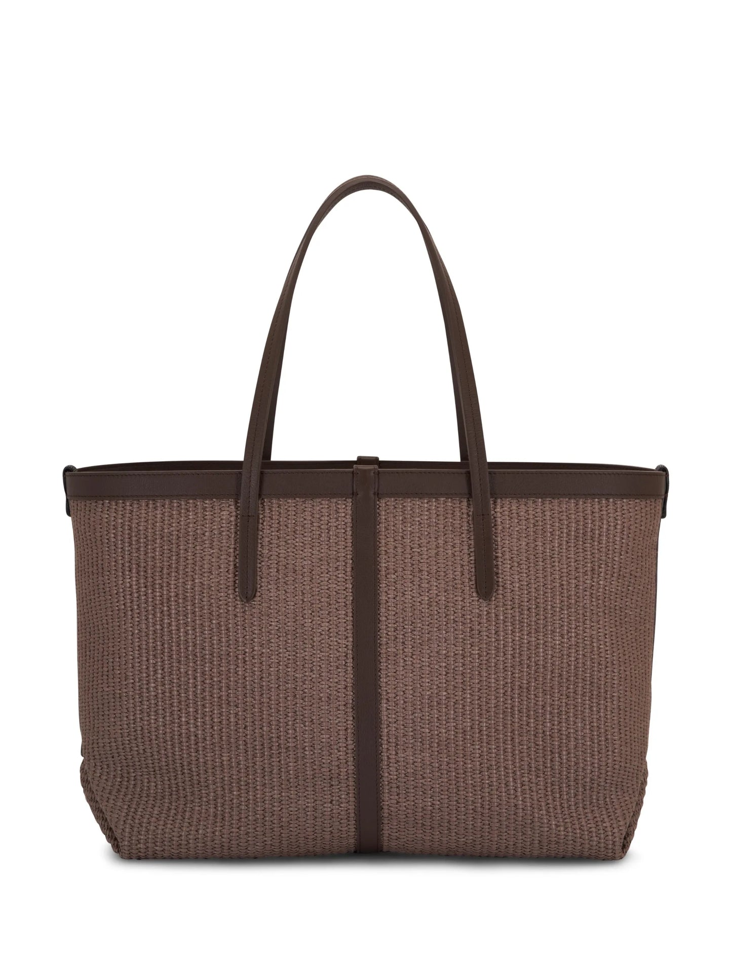 woven raffia tote bag