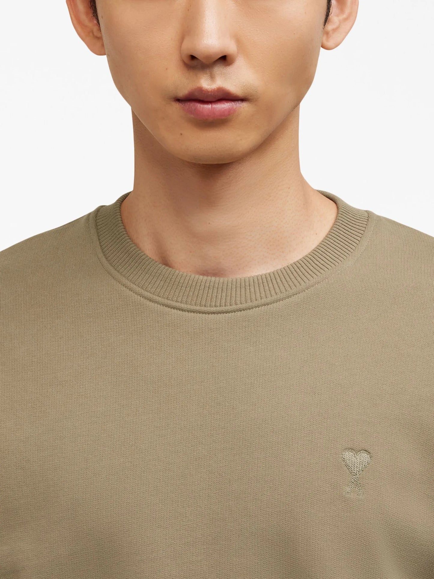 logo-embroidered cotton sweatshirt
