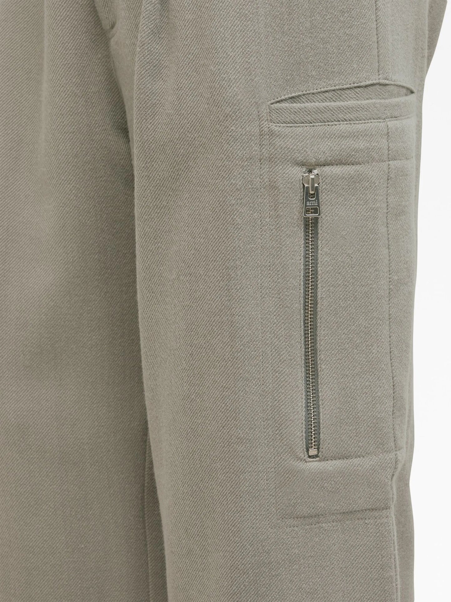 wide-leg virgin-wool trousers