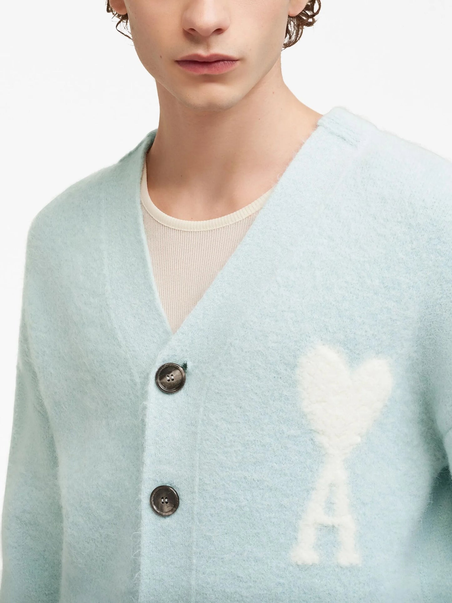 Cloudy Wool Ami de Coeur cardigan