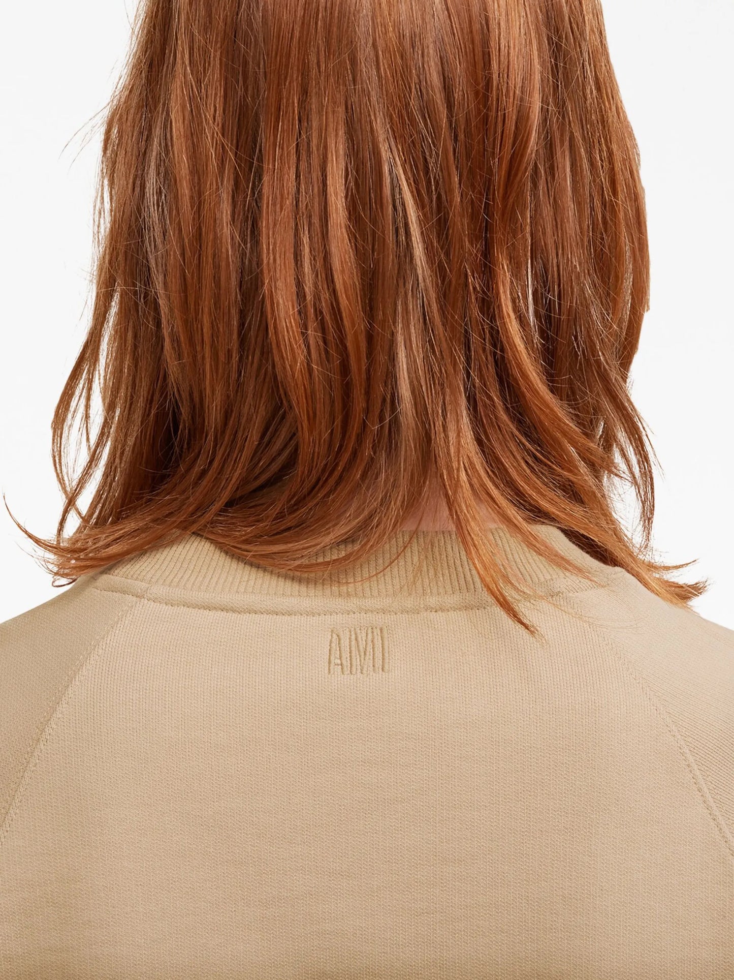 embroidered cotton sweatshirt