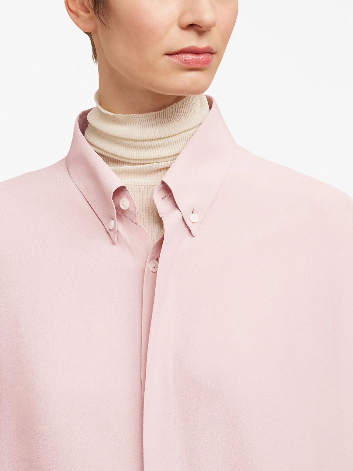 button-down oversized shirt