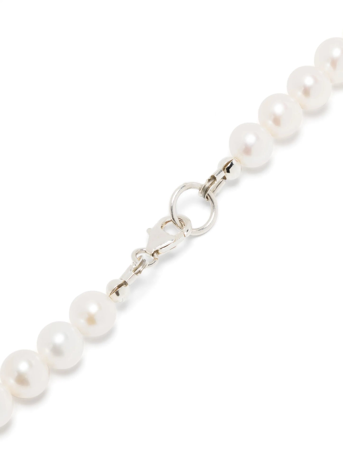crystal-pendant freshwater-pearl necklace