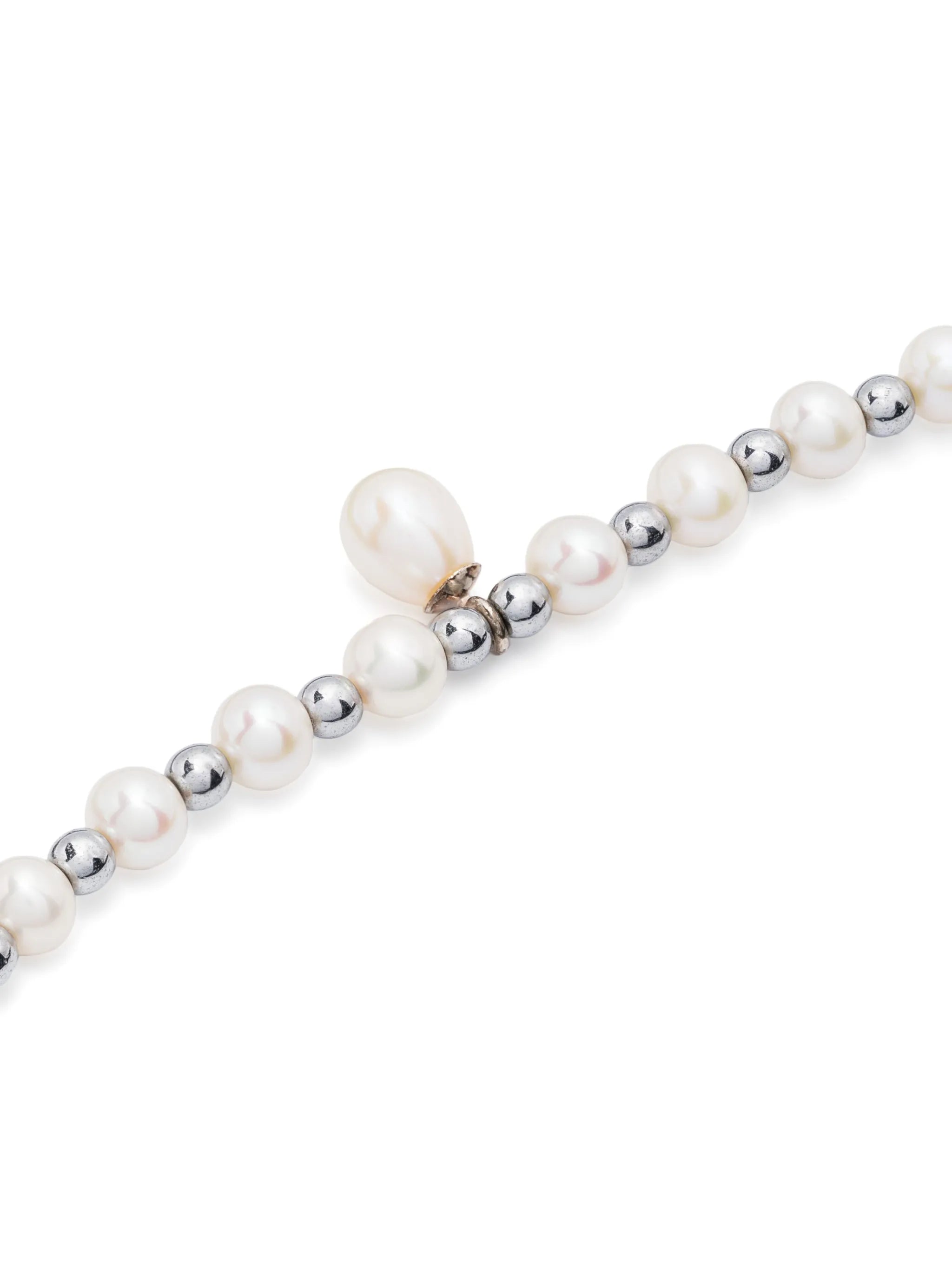 beaded pearl bracelet